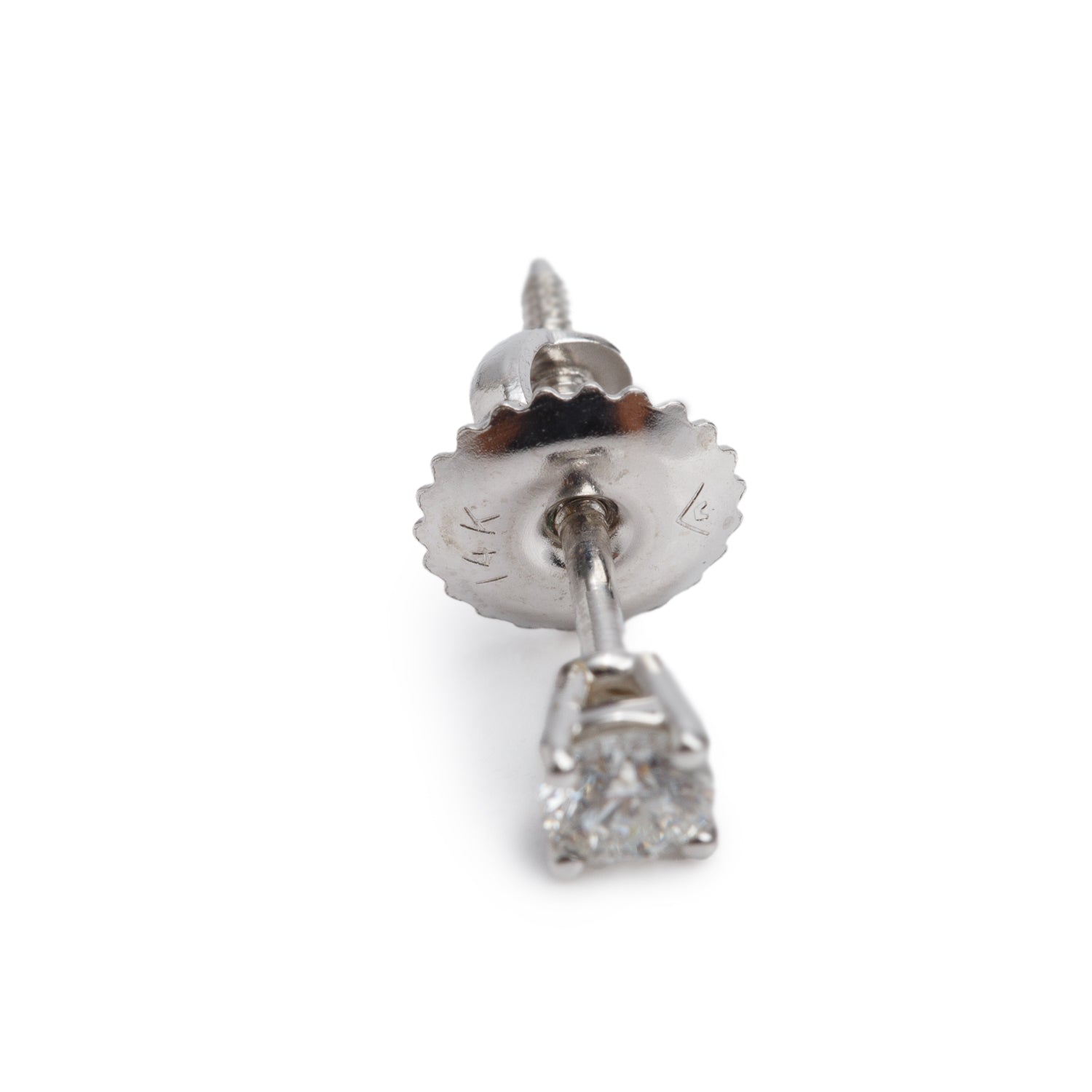 14k White Gold 0.30 tcw. Diamond Stud Earrings