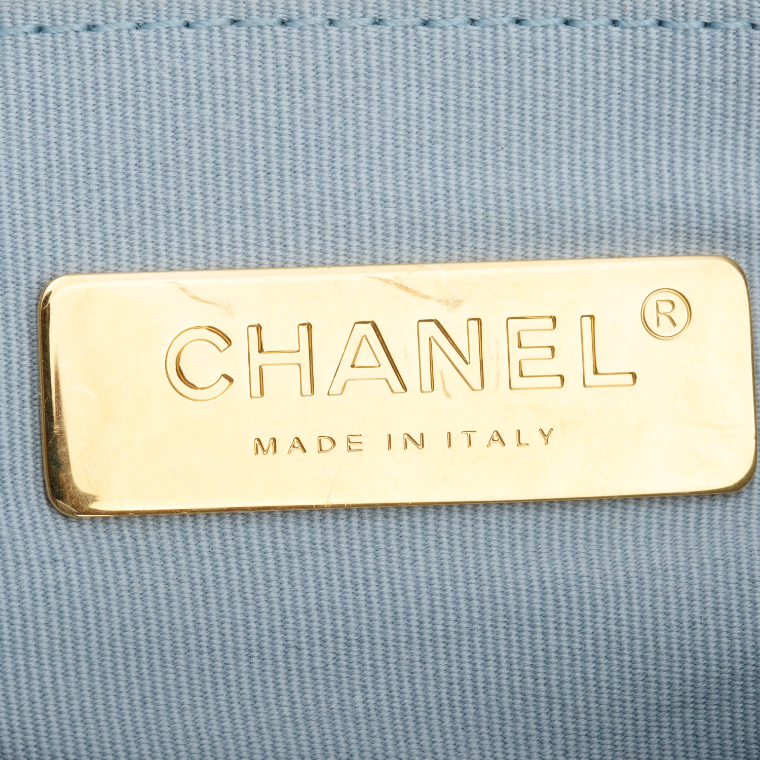 Chanel 2022 Blue Lambskin Leather Medium 19 Flap Bag w/ Box & Receipt
