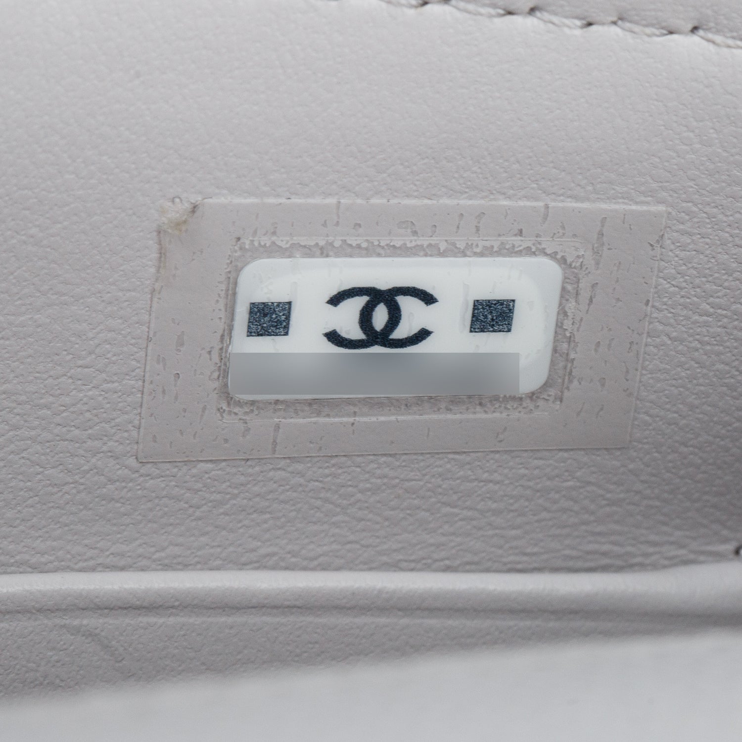Chanel Grey Caviar Quilted Nano Coco Handle Clutch w/ Box