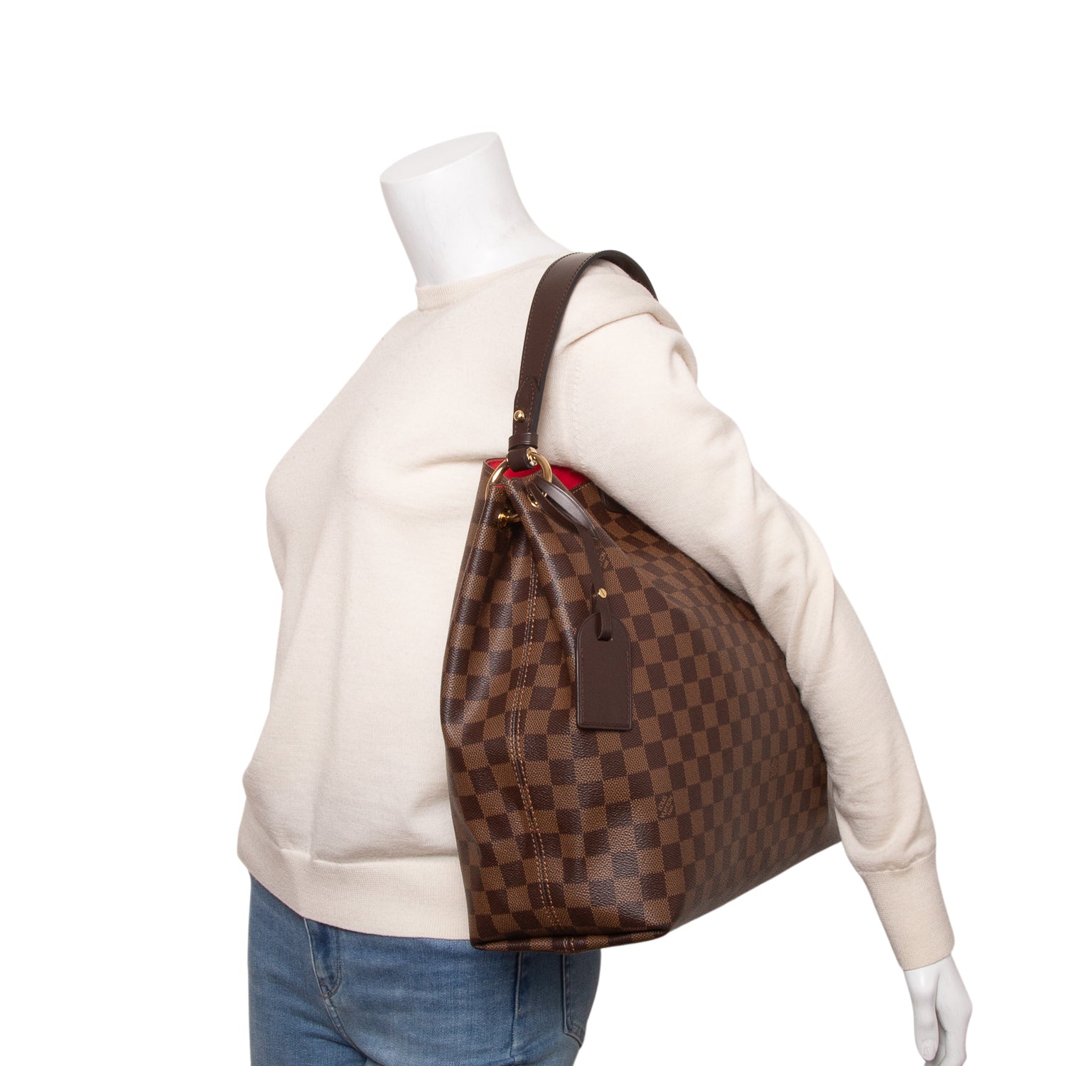 Louis Vuitton Damier Ebene Graceful MM w/ Box