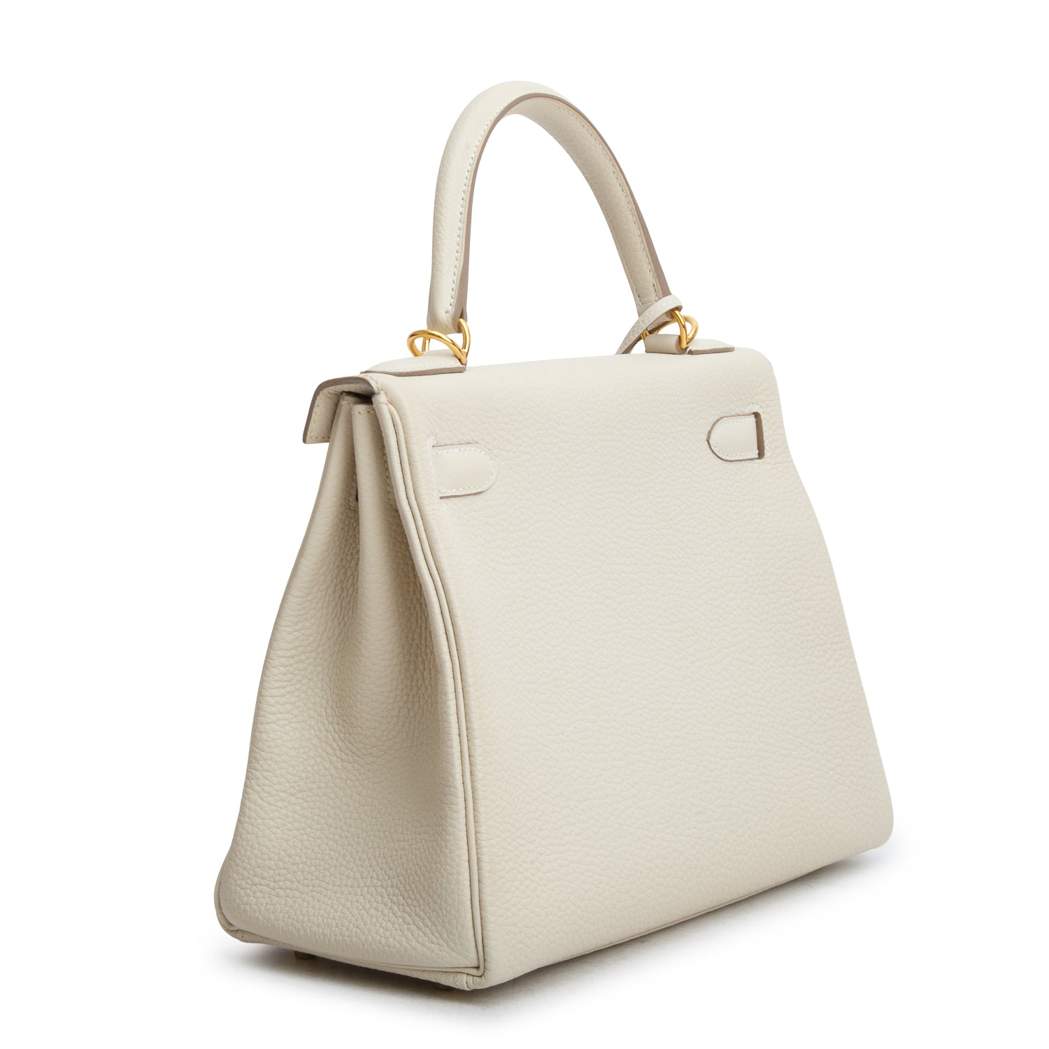 Hermes 2023 Craie Veau Togo Kelly II Retourne 28 w/ Strap