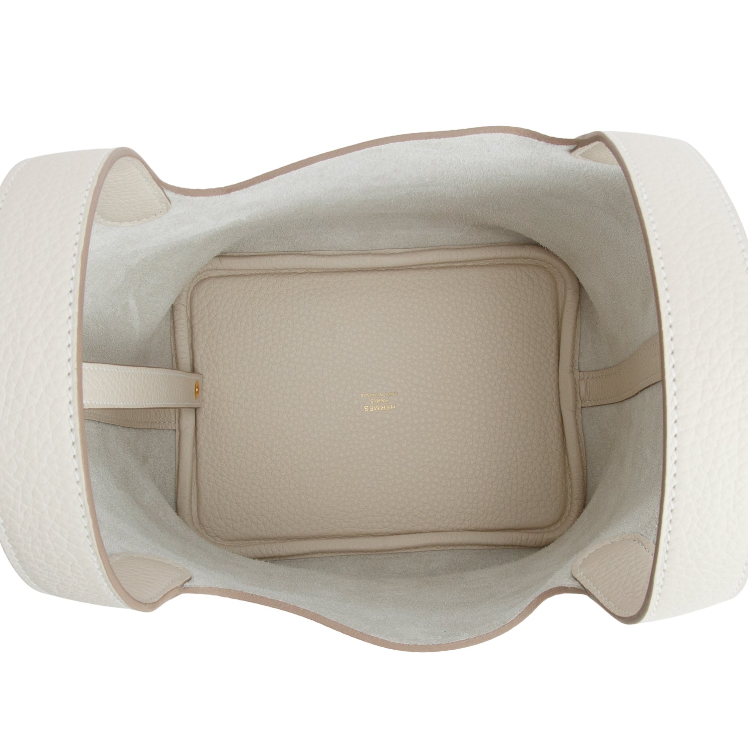 Hermes 2026 Craie Taurillon Clemence Picotin Lock 18 w/ Box