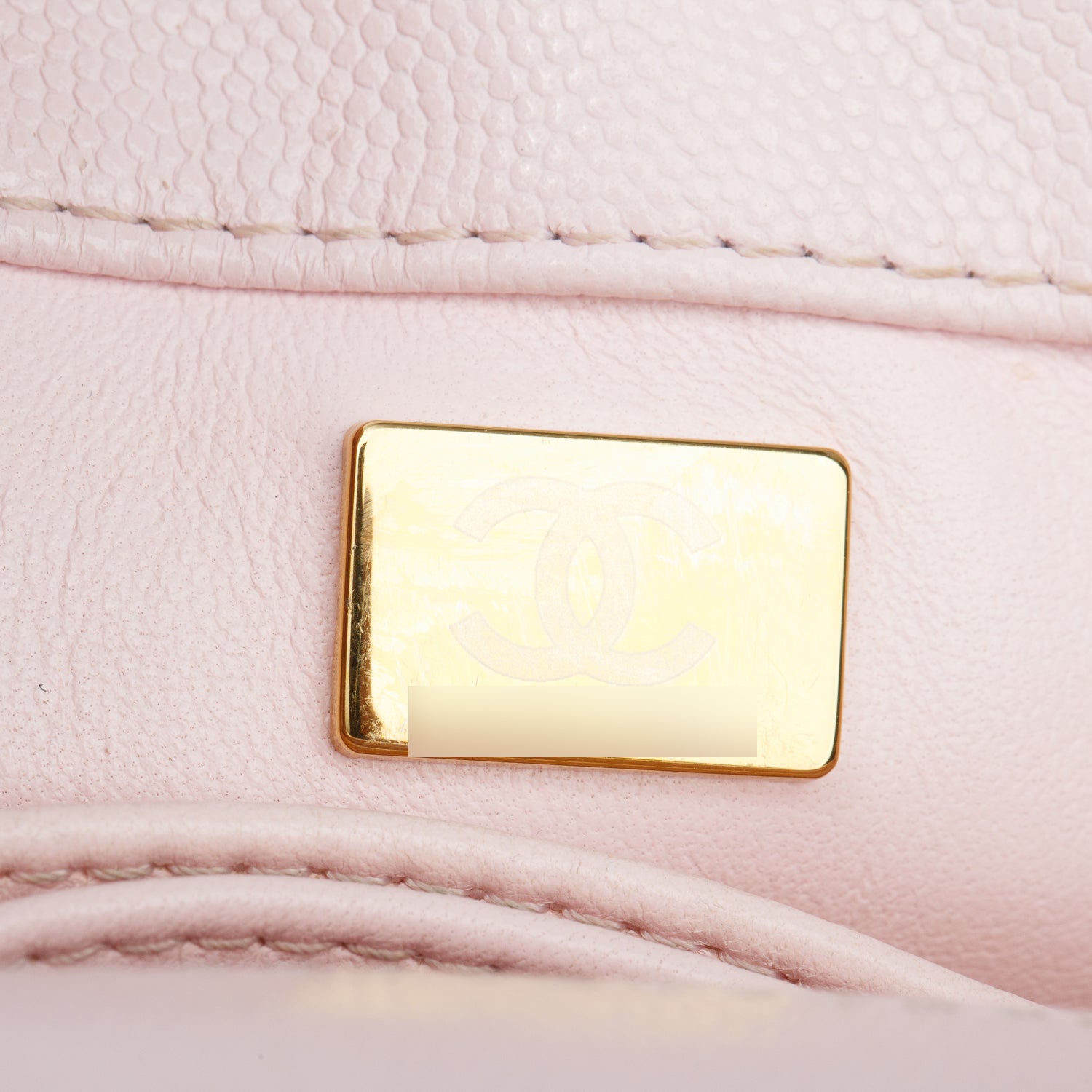 Chanel Pink Caviar Quilted Mini Coco Top Handle Flap Bag