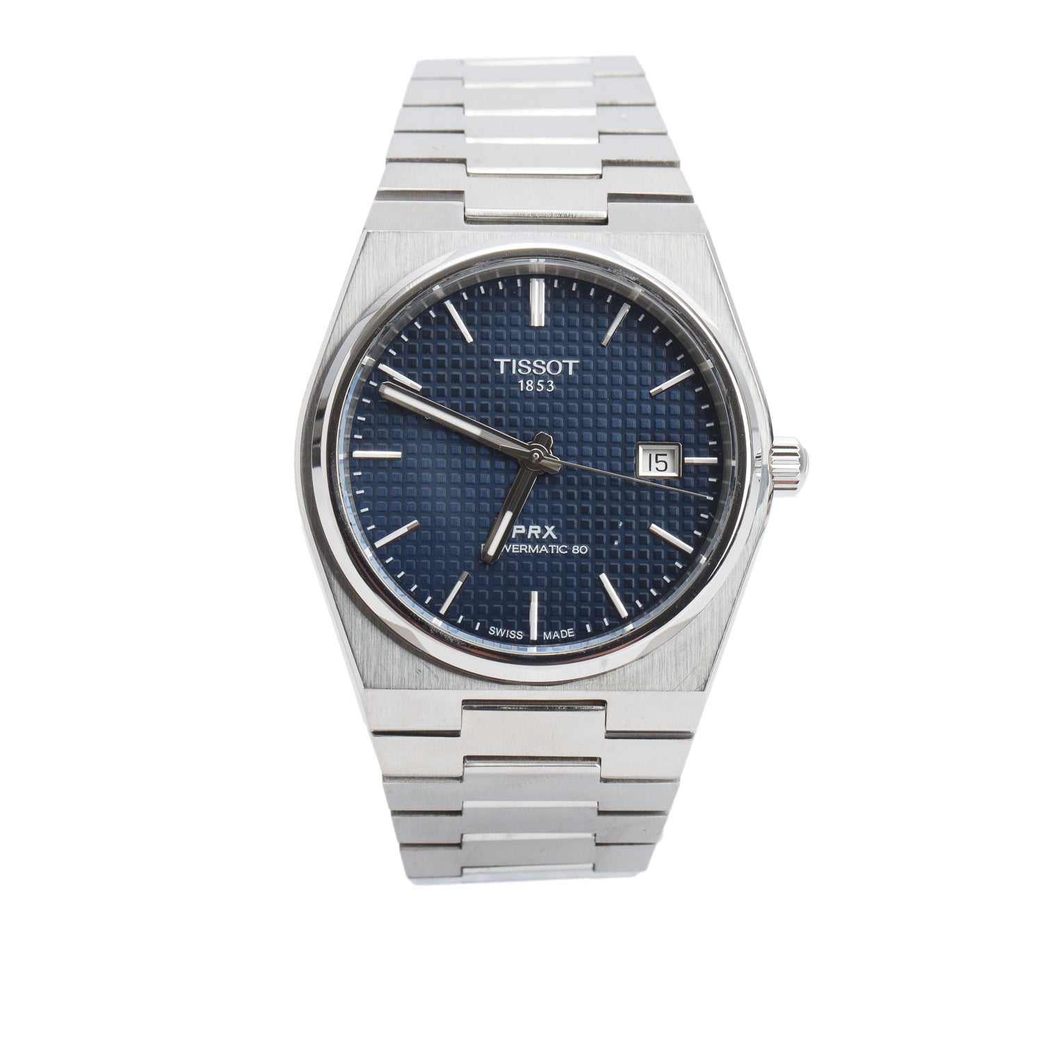 Tissot Stainless Steel PRX 40 MM Automatic Watch Blue Dial w/ Box