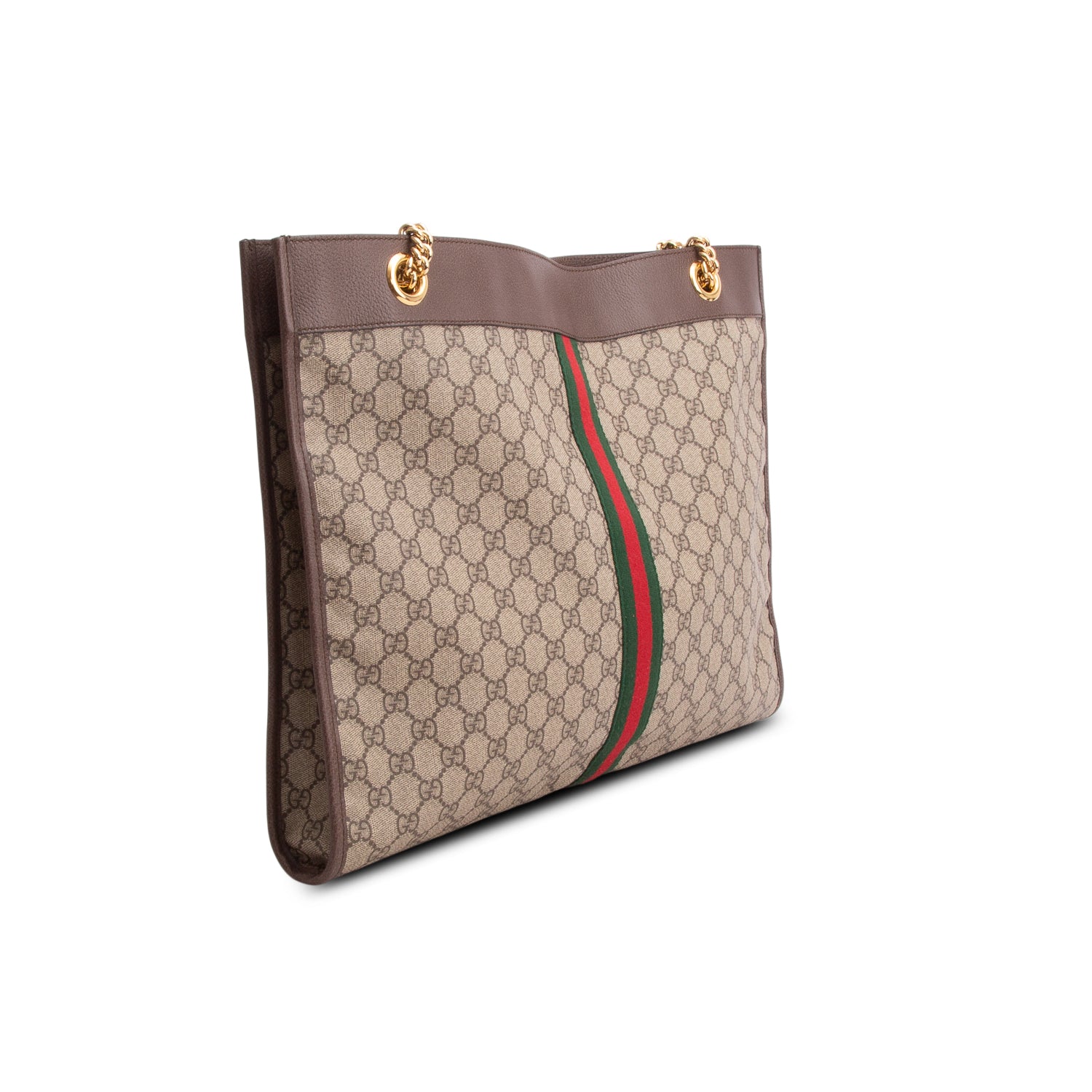 Gucci GG Supreme Monogram Large Rajah Chain Tote