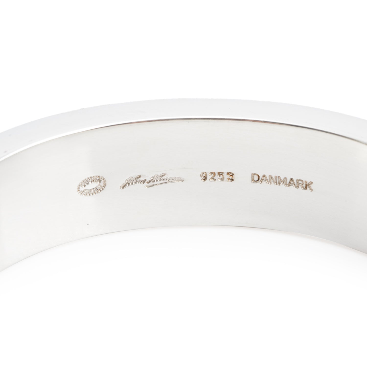 Georg Jensen Sterling Silver Hinged Bangle Bracelet