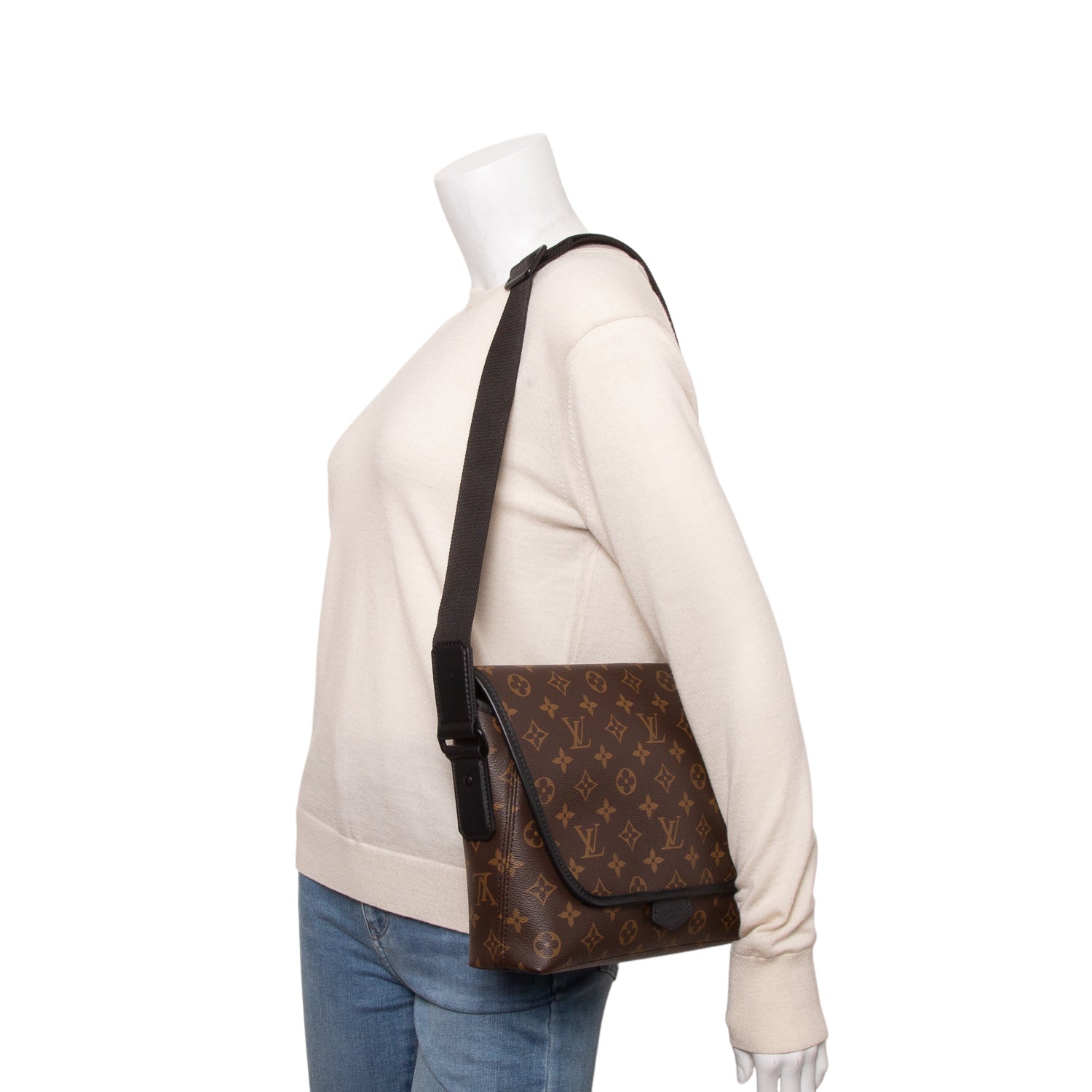 Louis Vuitton Monogram Macassar Magnetic Messenger Bag