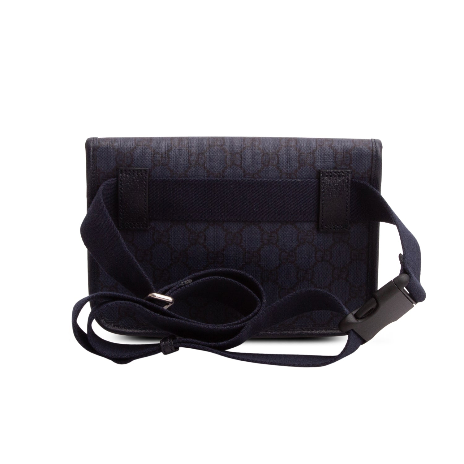 Gucci Navy GG Supreme Monogram Belt Bag