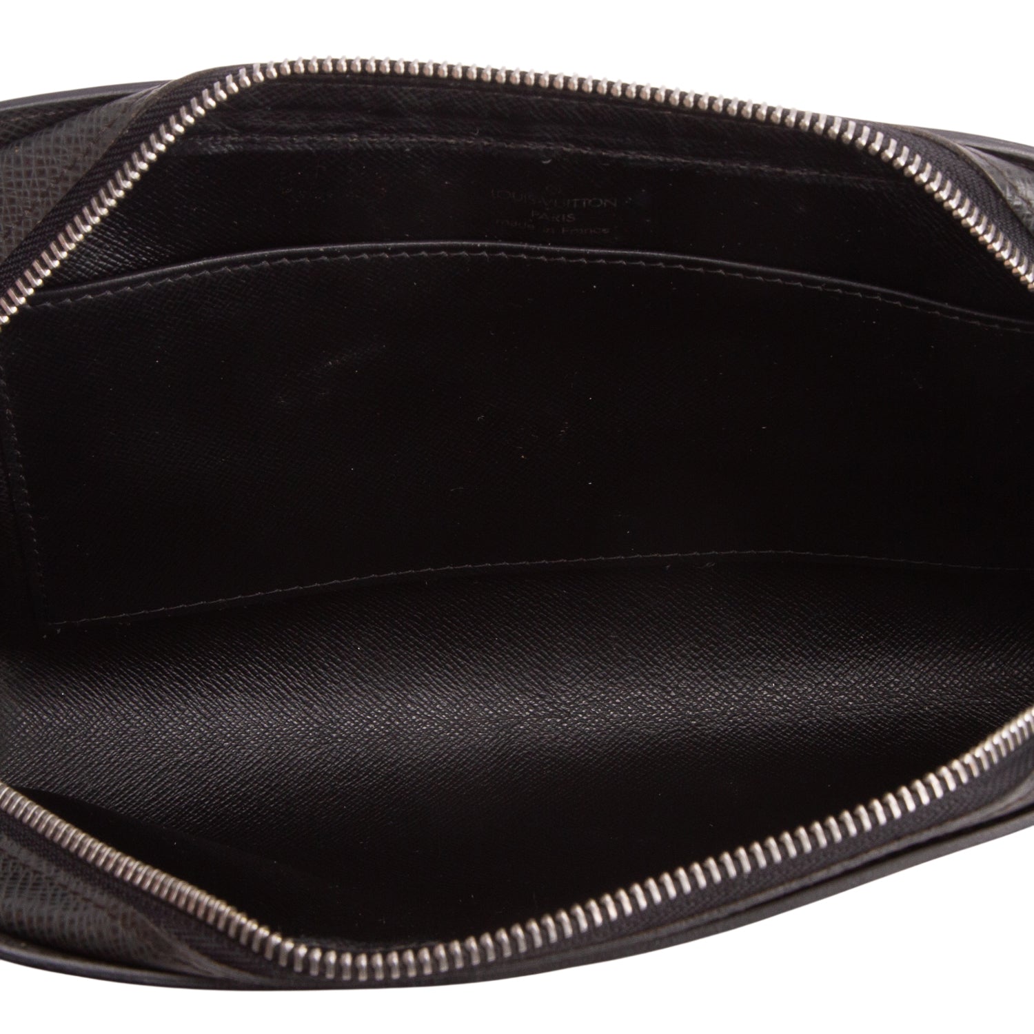 Louis Vuitton Black Taiga Baikal Pochette
