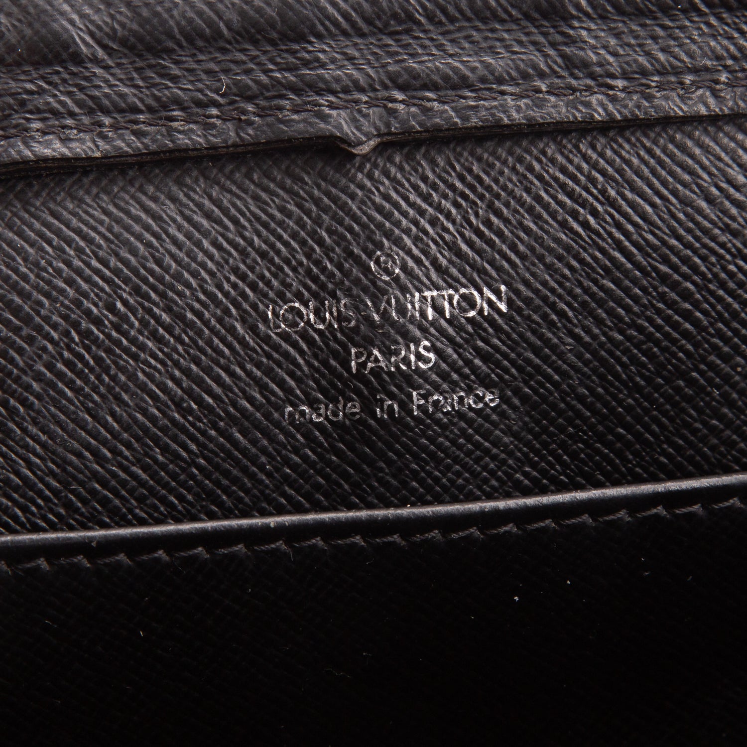 Louis Vuitton Black Taiga Baikal Pochette
