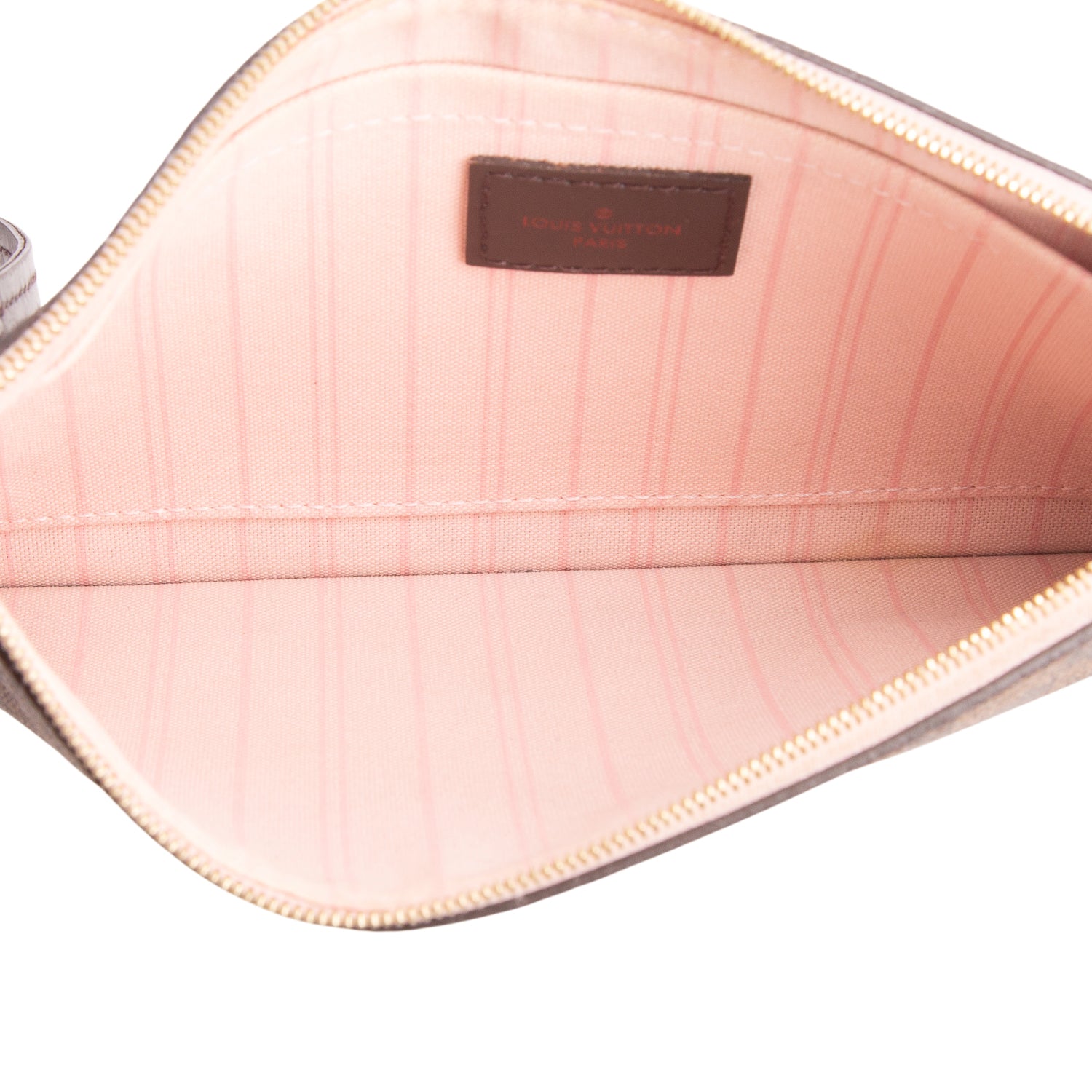 Louis Vuitton Damier Ebene Neverfull Pochette