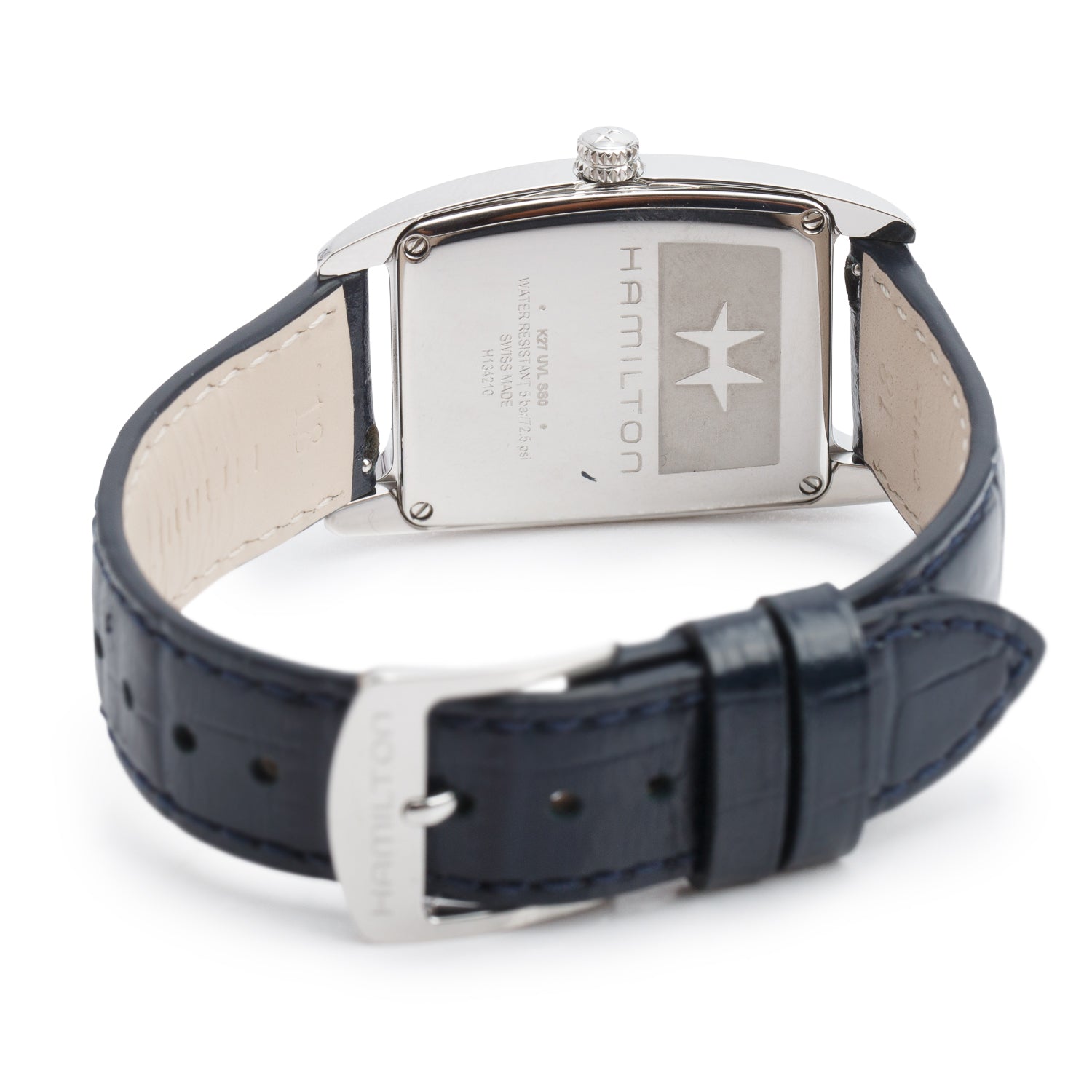 Hamilton 2026 Stainless Steel American Classic Boulton Small Second 27 MM Quartz Watch White Dial H13421611 w/ Box & Papers