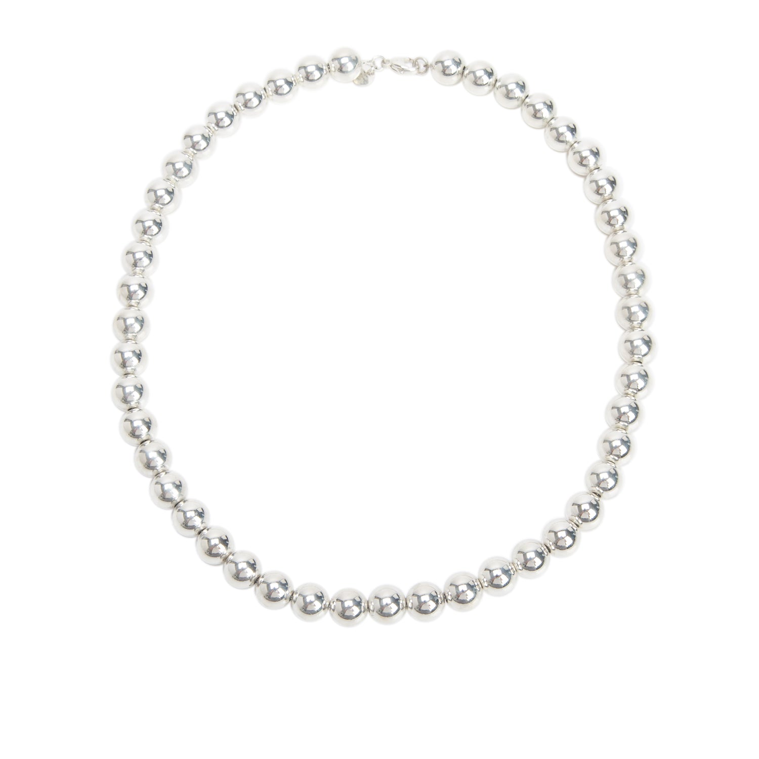 Tiffany & Co. Sterling Silver HardWear Ball Necklace