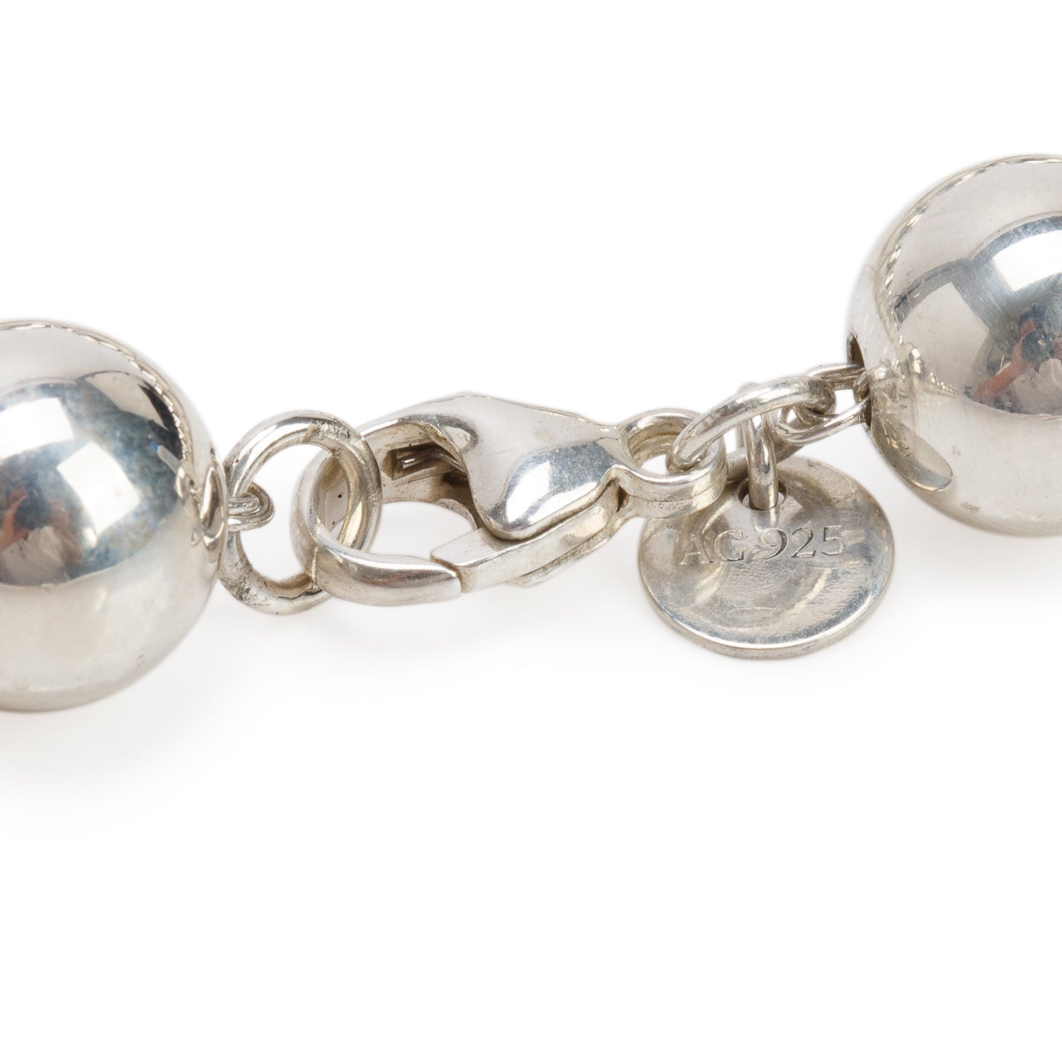 Tiffany & Co. Sterling Silver HardWear Ball Necklace