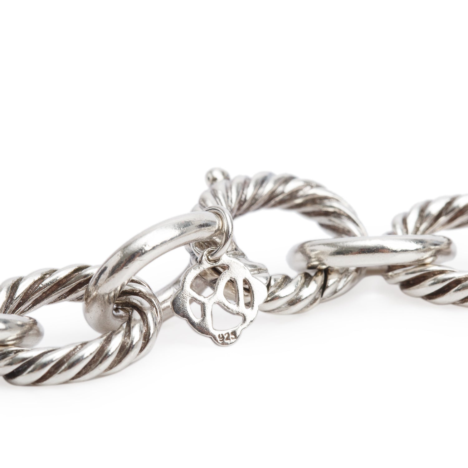 David Yurman Sterling Silver 10 MM Oval Link Chain Necklace