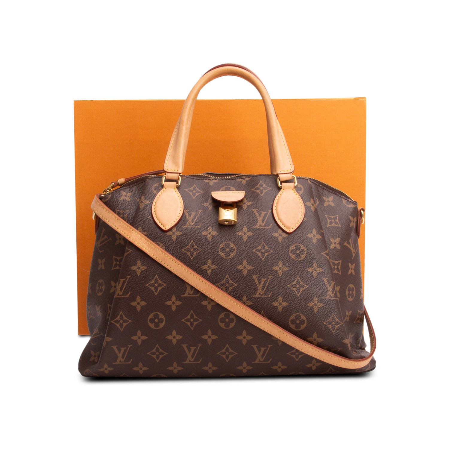 Louis Vuitton Monogram Rivoli MM NM w/ Box, Strap & Receipt
