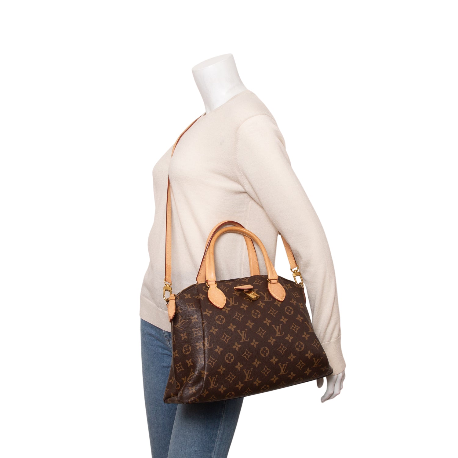 Louis Vuitton Monogram Rivoli MM NM w/ Box, Strap & Receipt