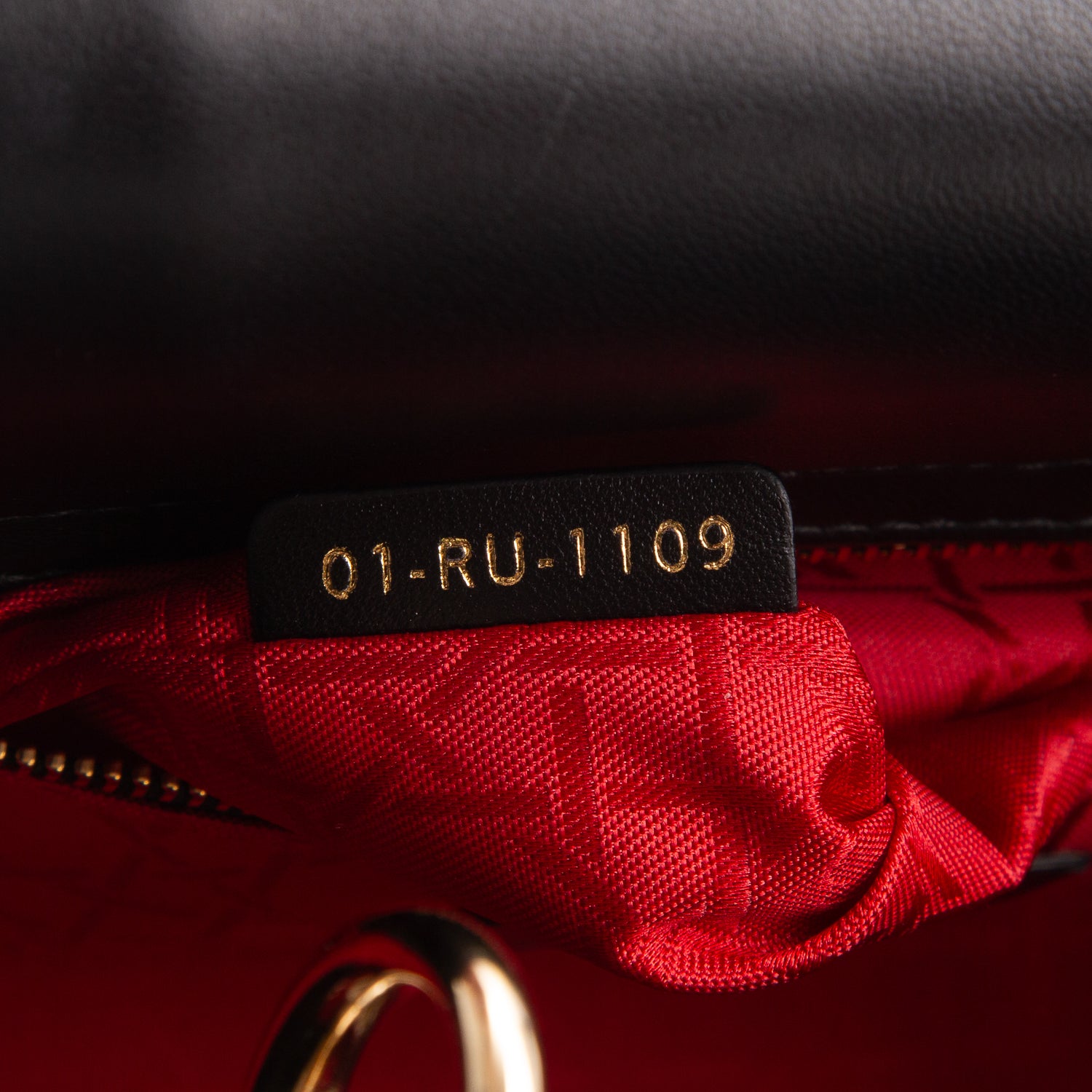 Christian Dior Black Calfskin Cannage Small My ABC Lady Dior w/ Box, Authenticity & Strap