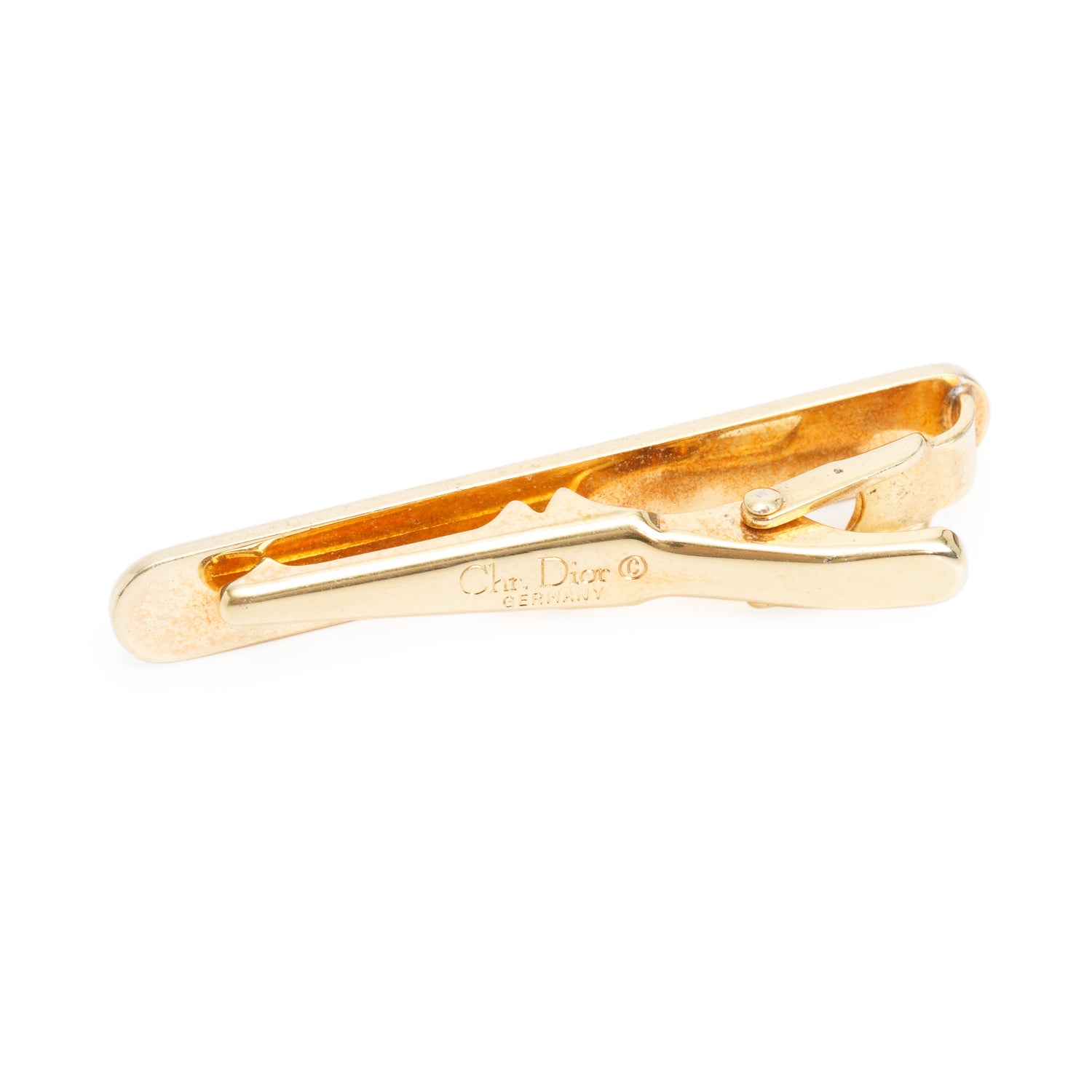 Christian Dior Gold-Plated & Palladium-Plated Tie Clip