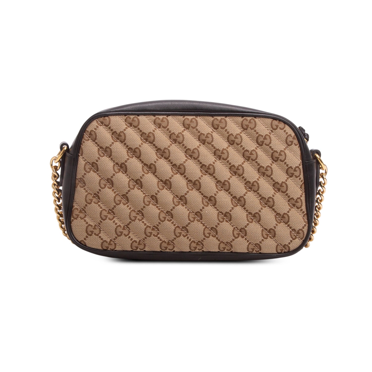 Gucci GG Canvas Marmont Matelasse Small Shoulder Bag w/ Box