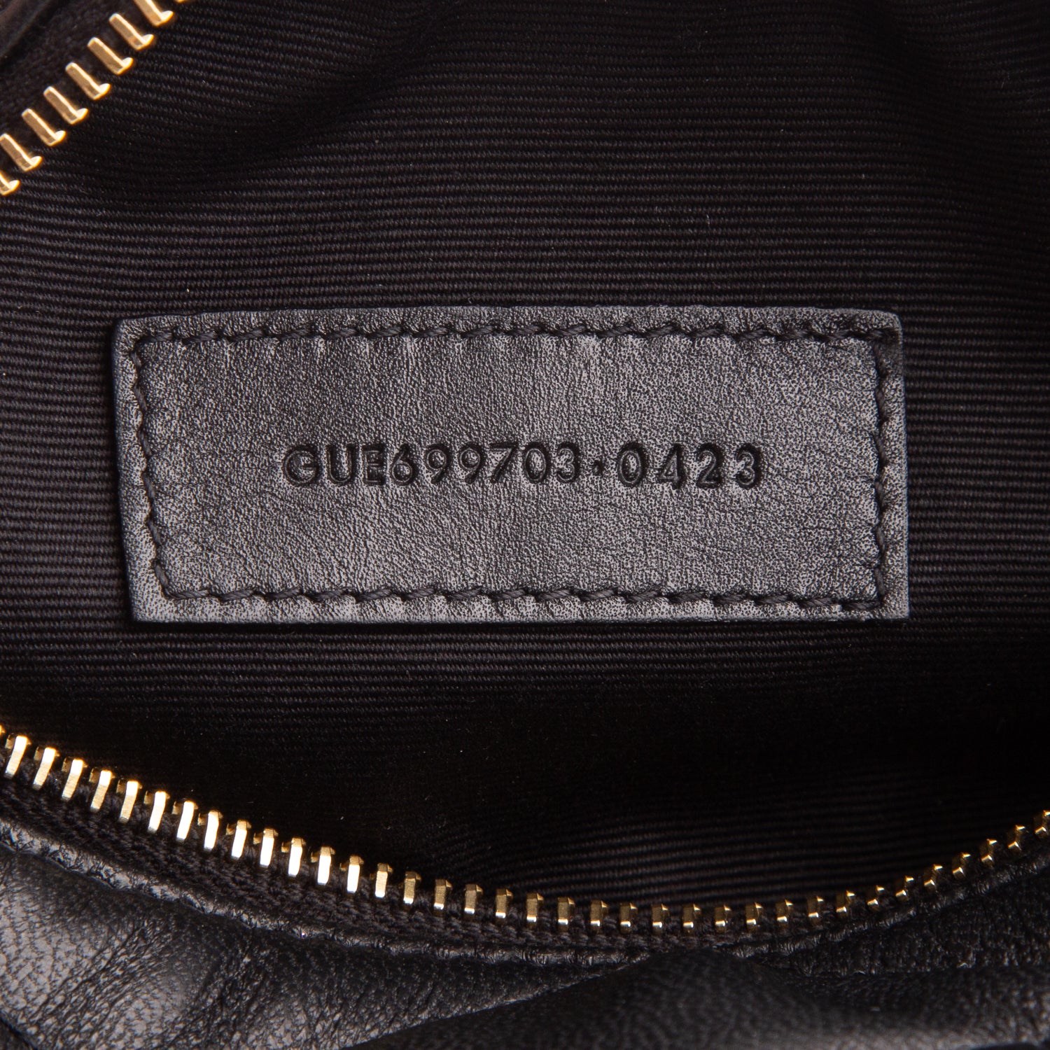 Saint Laurent 2023 Black Quilted Lambskin Leather Mini Sade Tube Bag