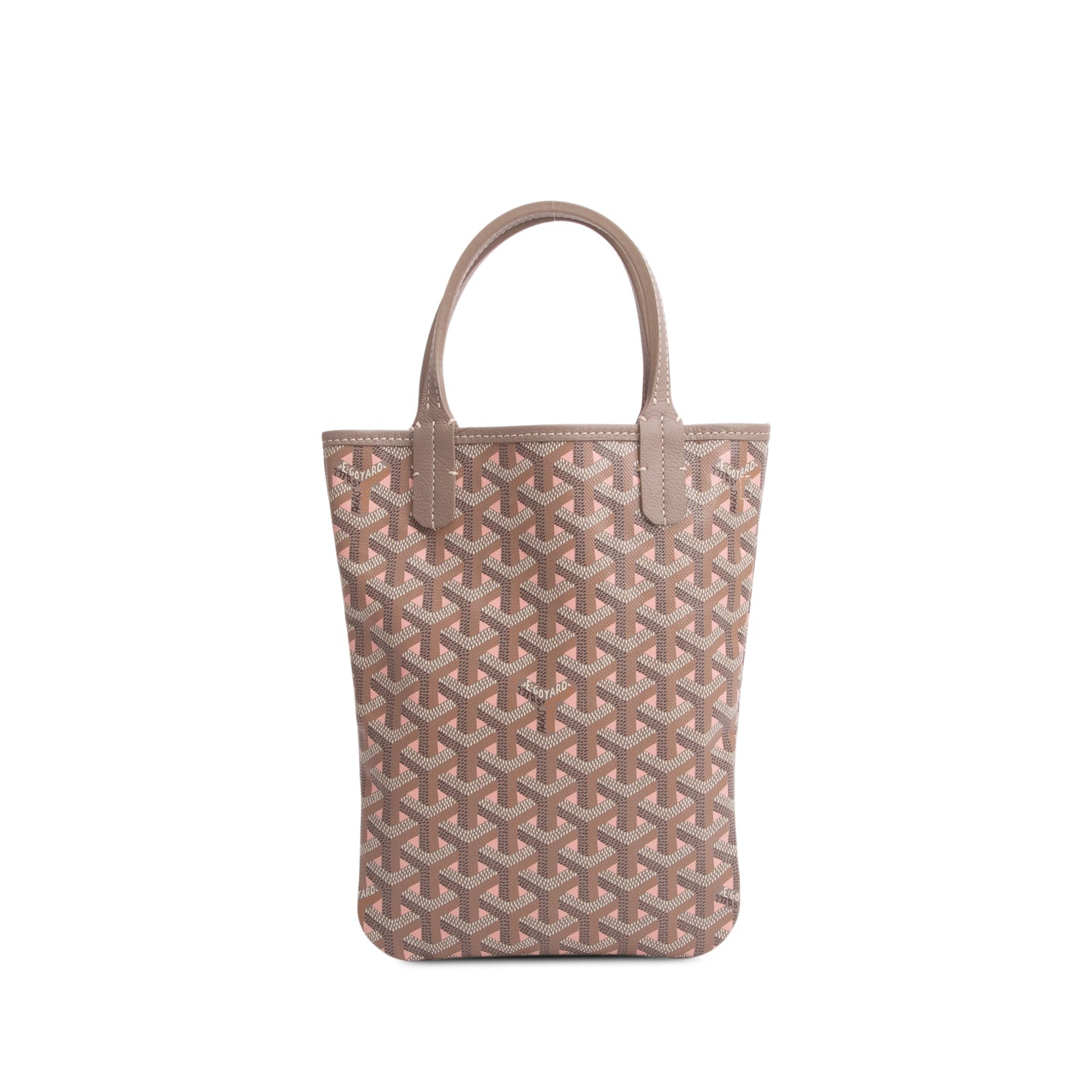 Goyard 2023 Grey Goyardine Poitiers Claire Voie Tote w/ Strap