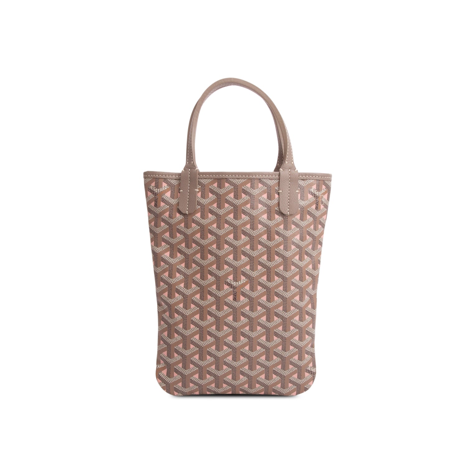 Goyard 2023 Grey Goyardine Poitiers Claire Voie Tote w/ Strap