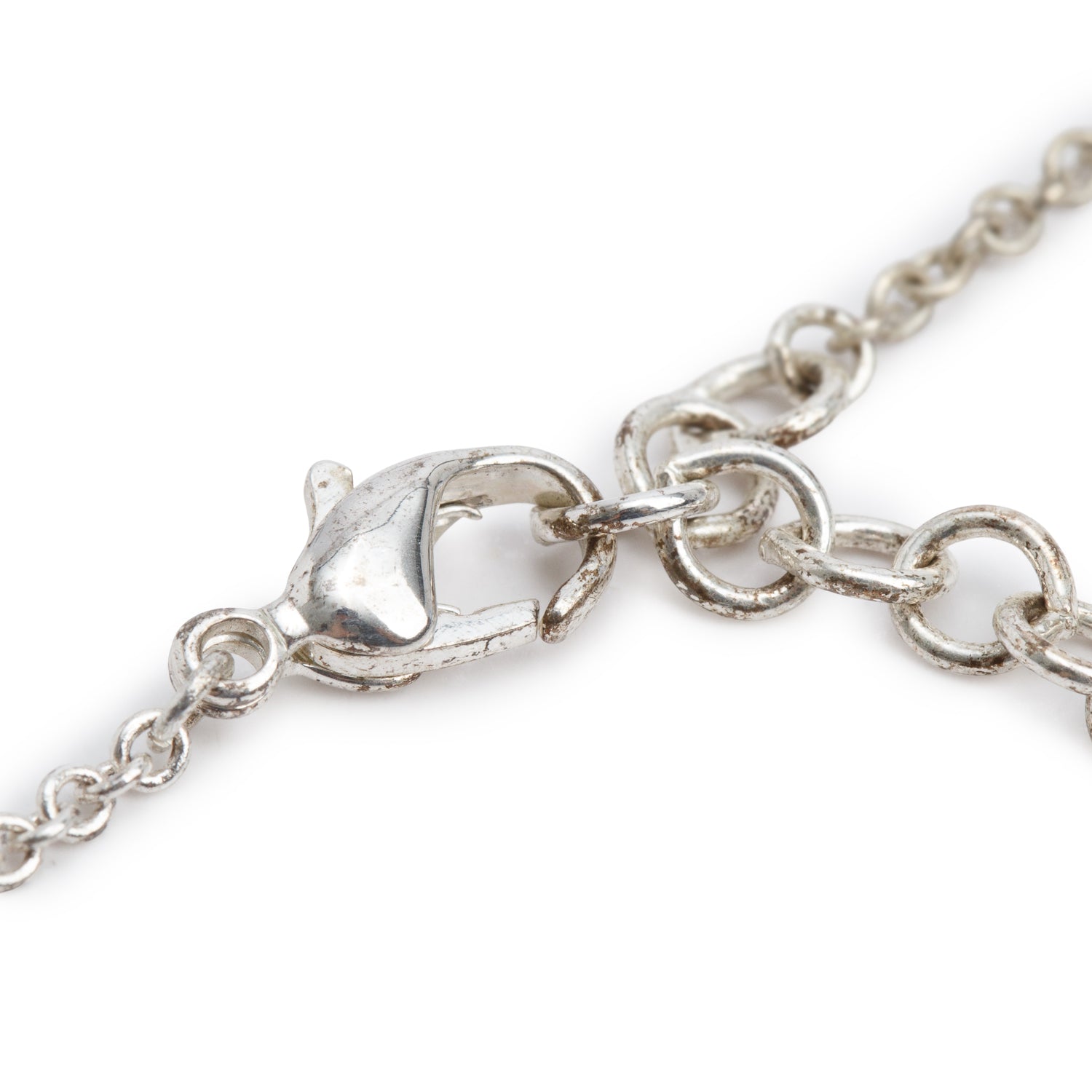 Givenchy Vintage Two-Tone Metal Crystal Lavalier Necklace