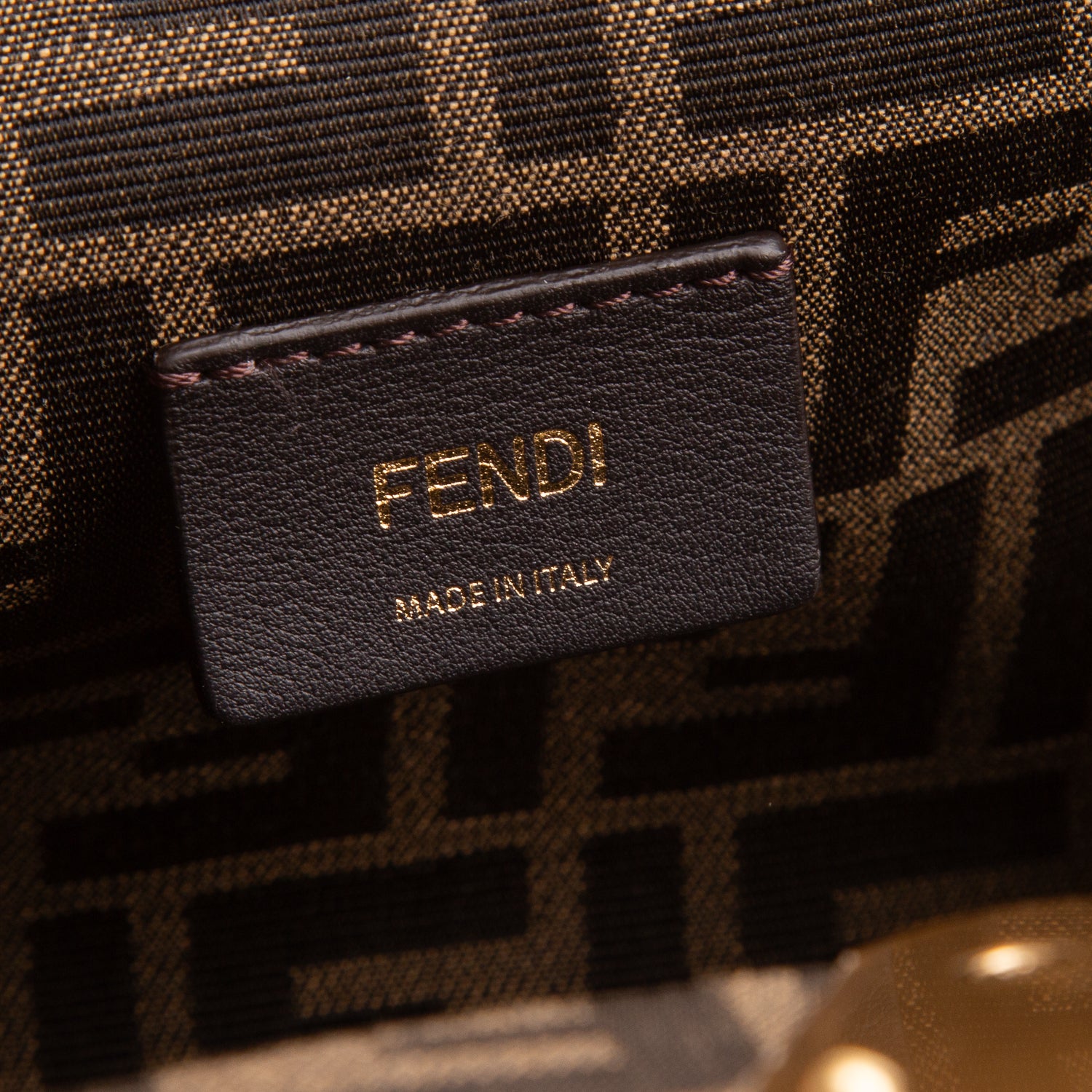 Fendi 2022 Green Nappa Leather Small Fendi First Bag w/ Strap