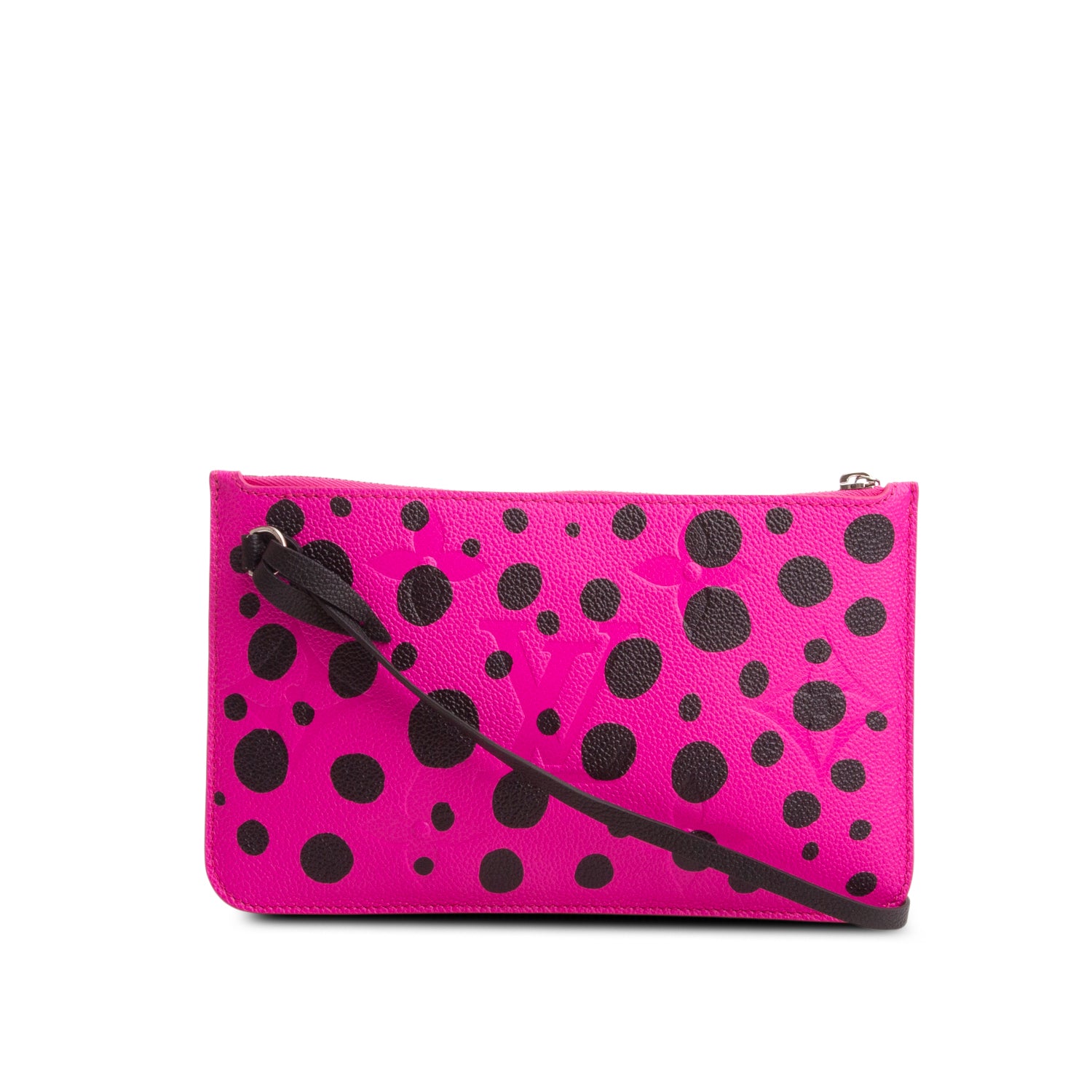 Louis Vuitton x Yayoi Kusama 2023 Pink Giant Empreinte Infinity Dots Neverfull Pouch