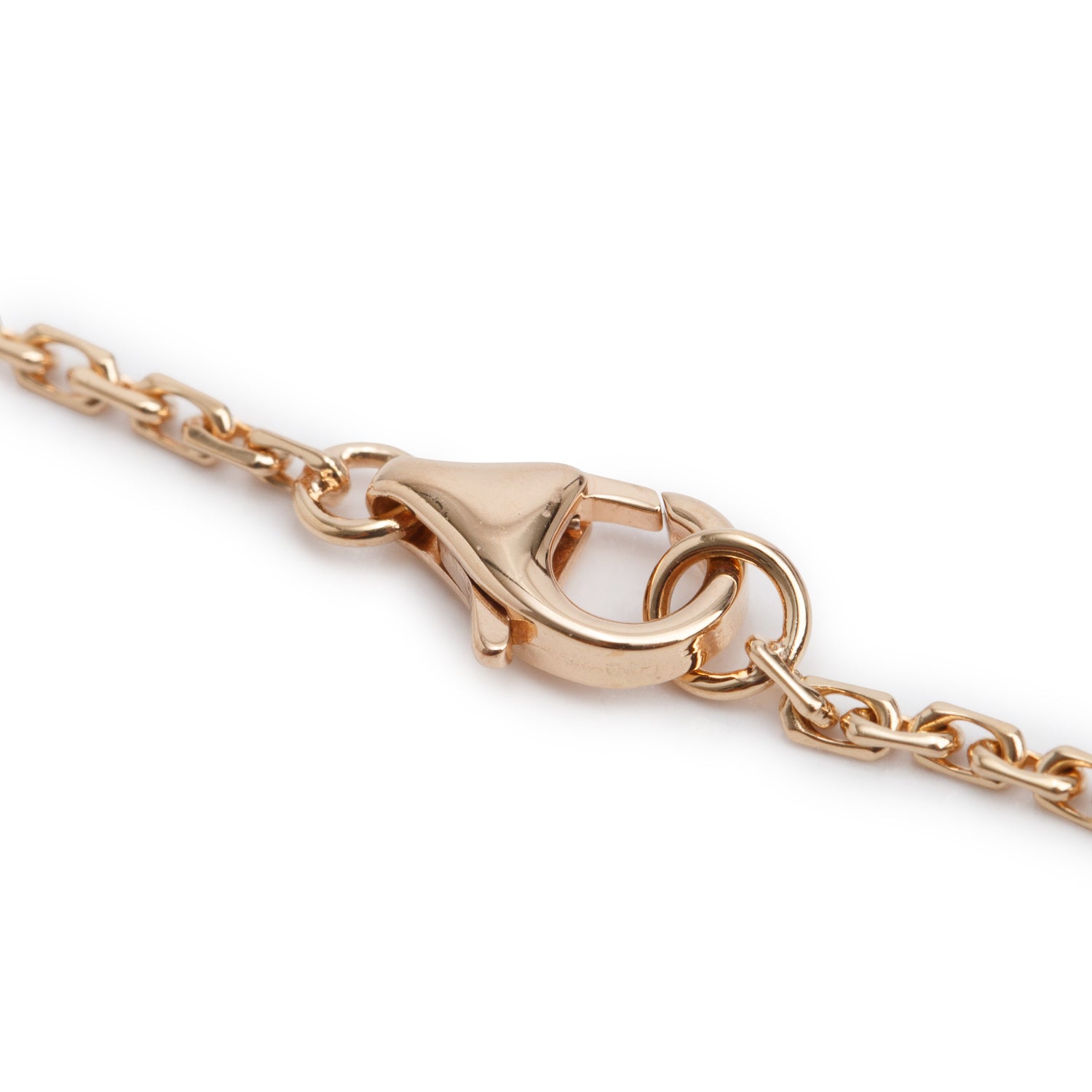 Cartier 2022 18k Rose Gold 3 Diamond Love Pendant Necklace w/ Receipt