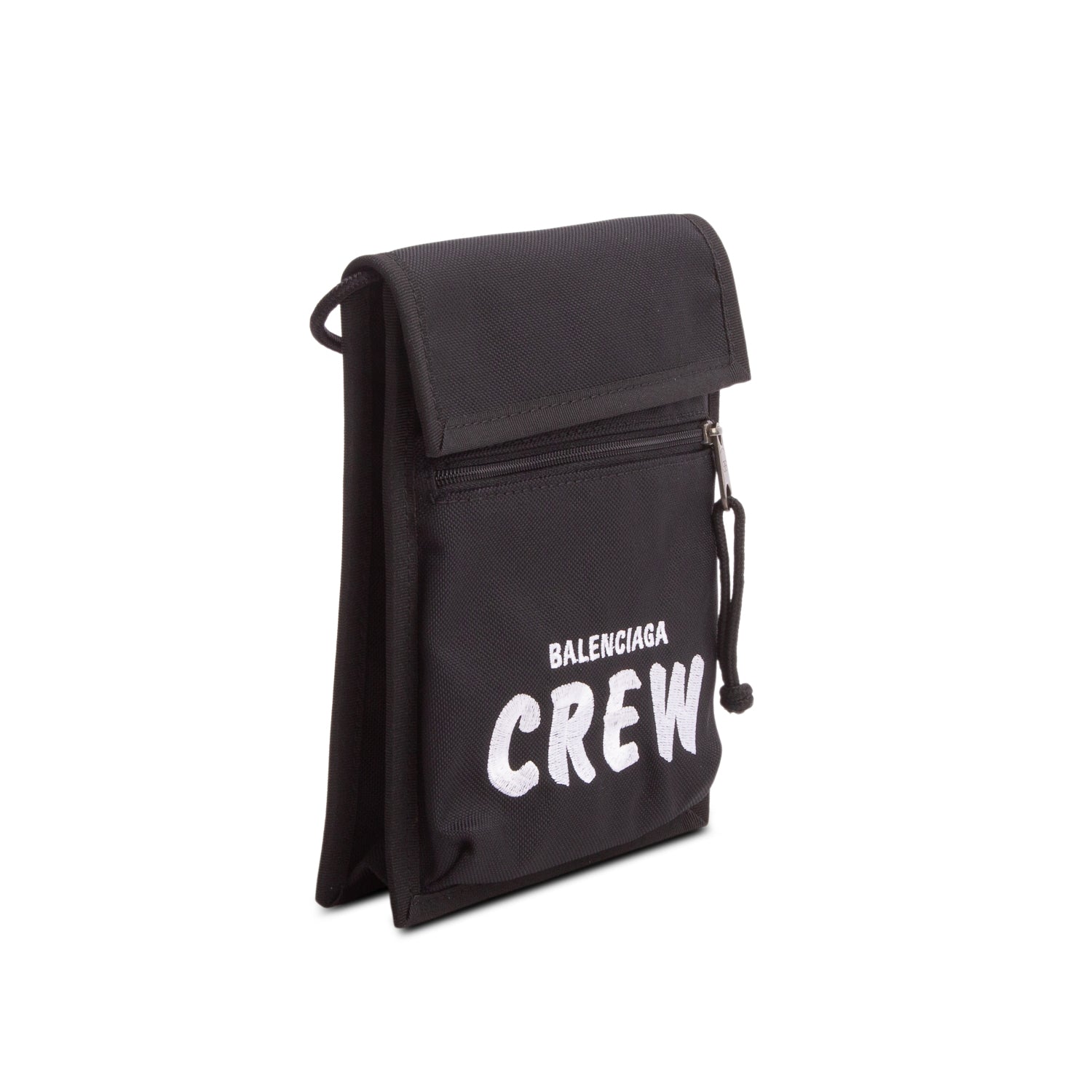 Balenciaga Black Canvas Explorer Pouch