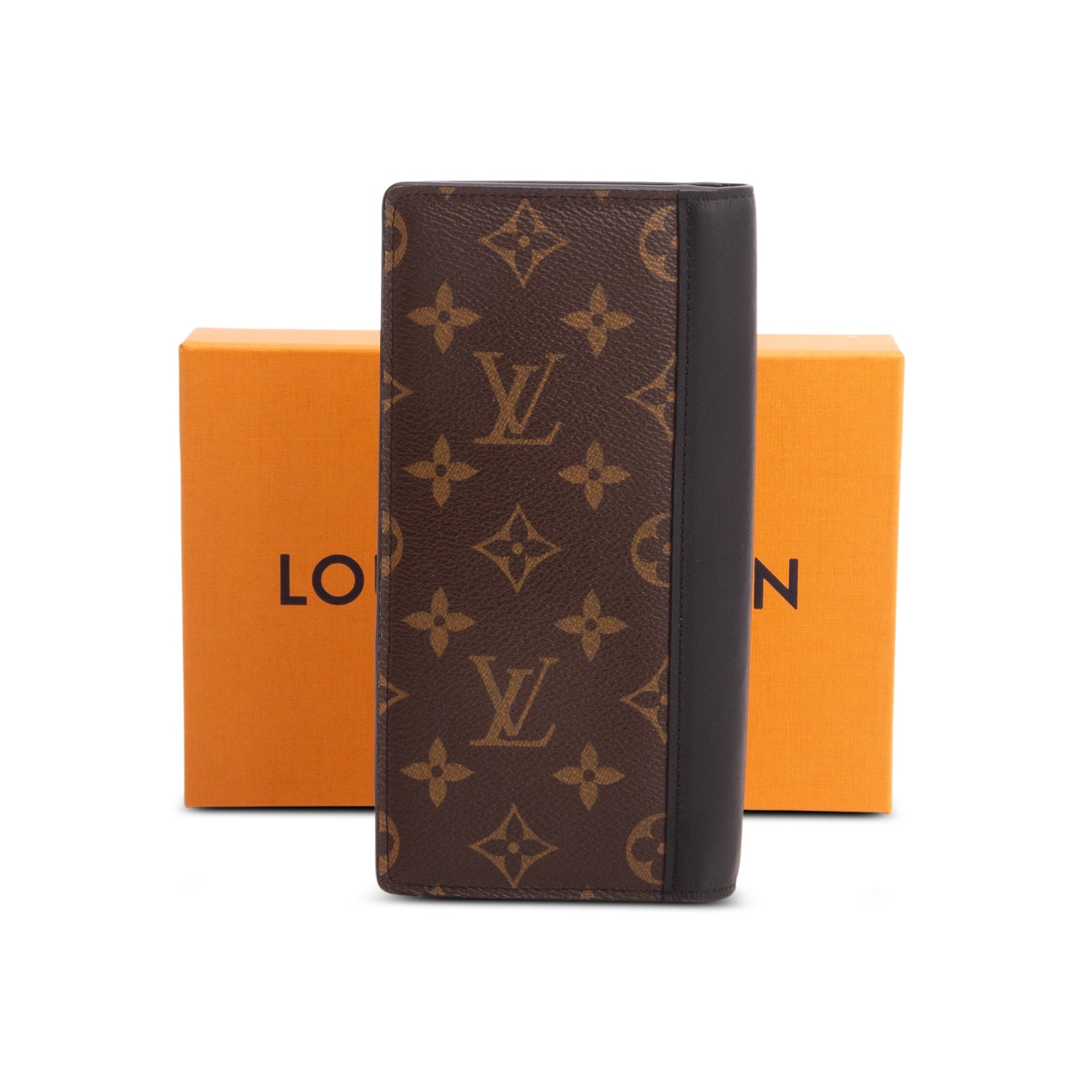 Louis Vuitton 2022 Monogram Macassar Brazza Wallet w/ Box & Receipt