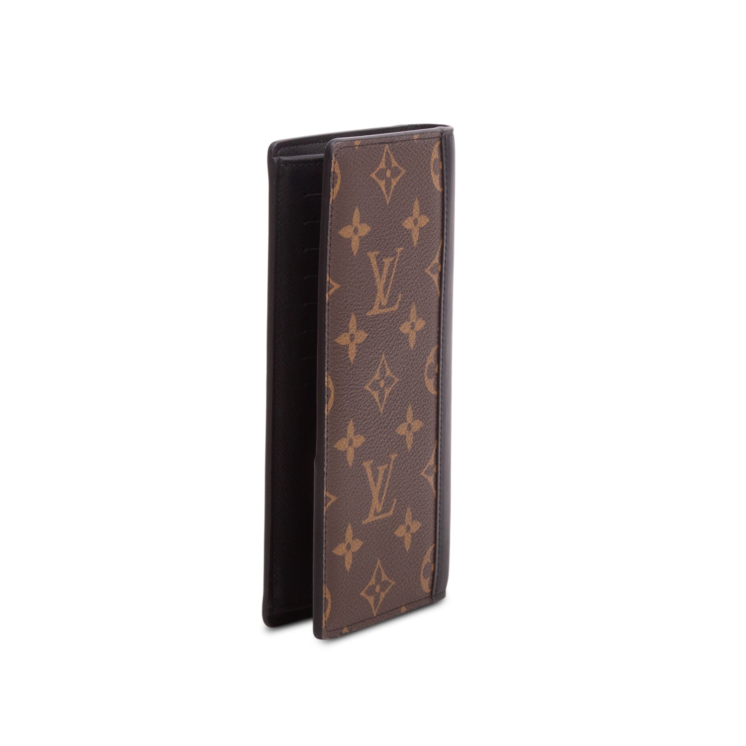 Louis Vuitton 2022 Monogram Macassar Brazza Wallet w/ Box & Receipt