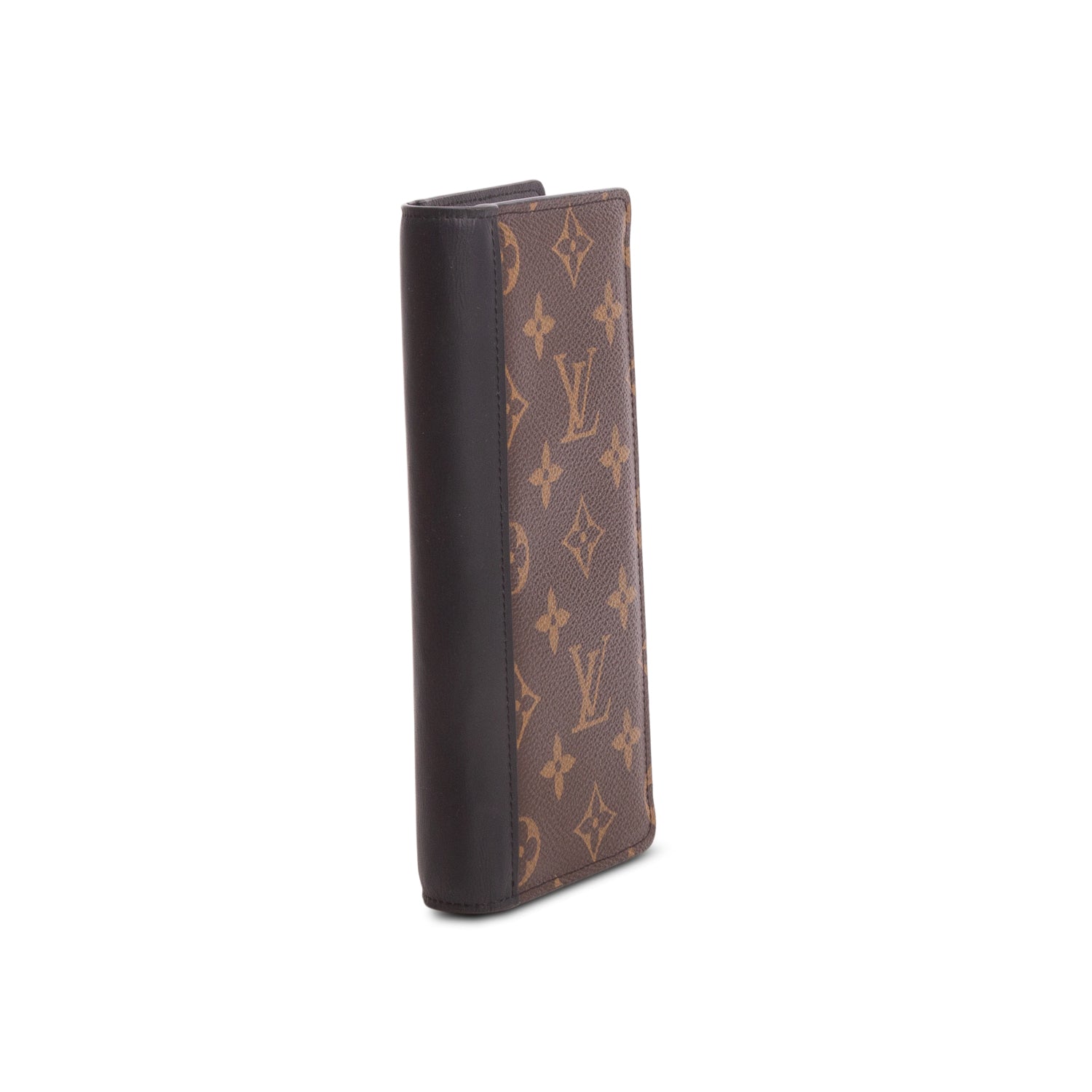 Louis Vuitton 2022 Monogram Macassar Brazza Wallet w/ Box & Receipt