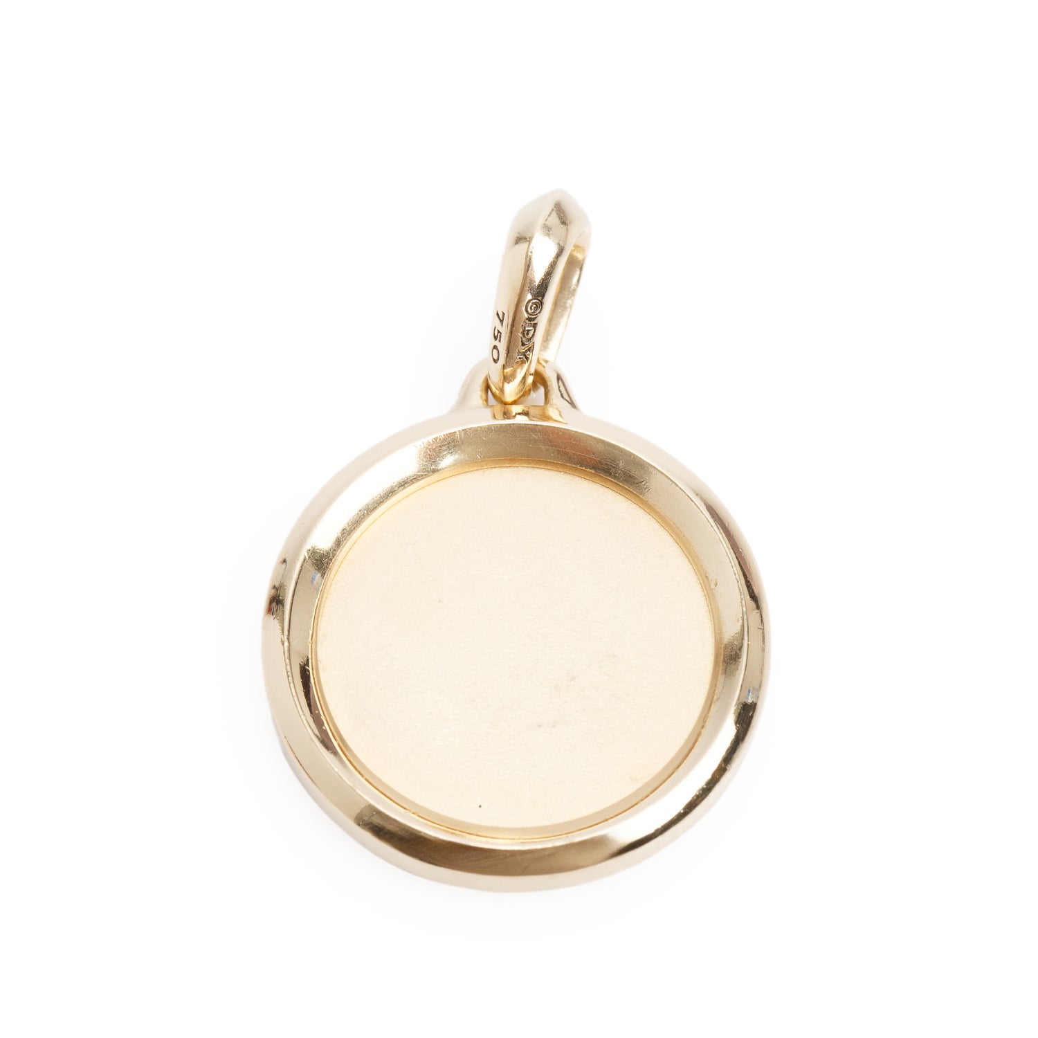 David Yurman 18k Yellow Gold St. Christopher Amulet Pendant