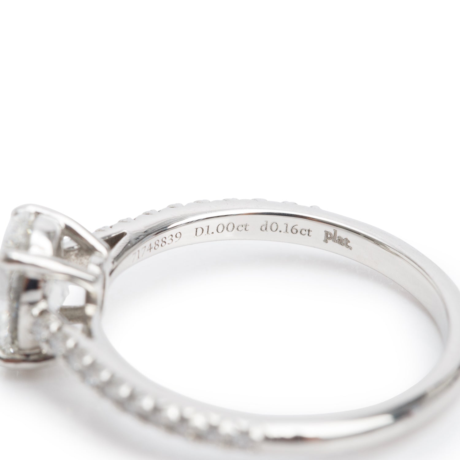 Tiffany & Co. 2023 Platinum 1.00 ct. Oval Cut Diamond Novo Engagement Ring, Size 6 w/ Box & Paperwork