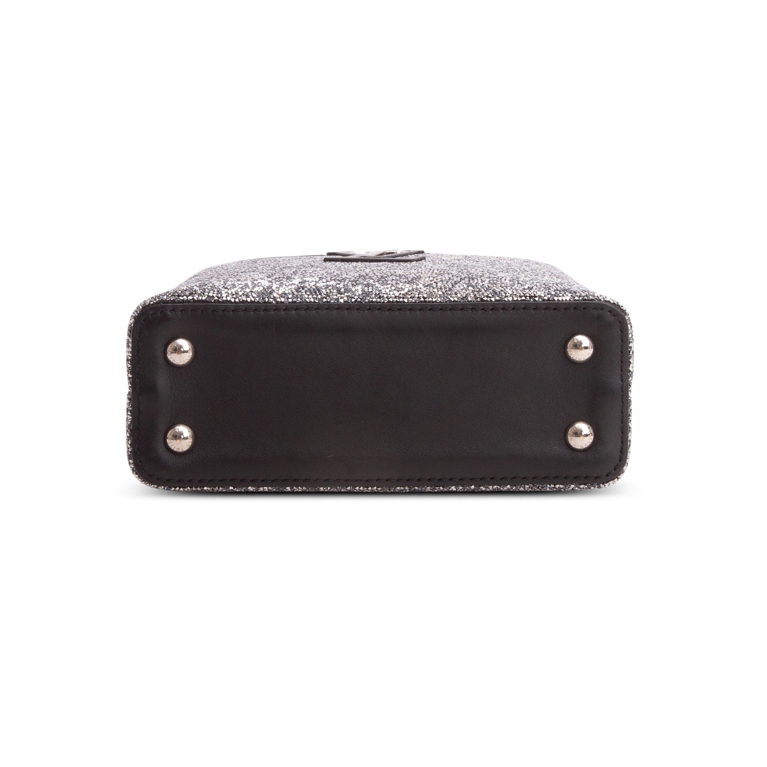 Louis Vuitton Black Crystal Capucines Mini w/ Strap
