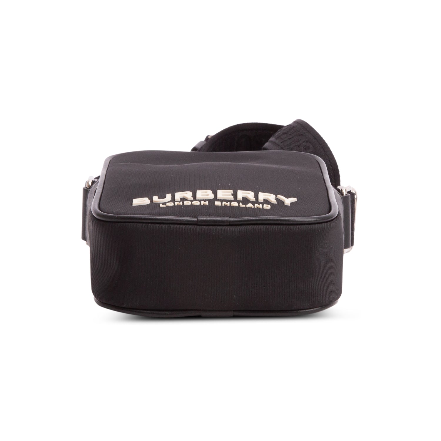 Burberry Black Nylon Logo Vertical Paddy Bag