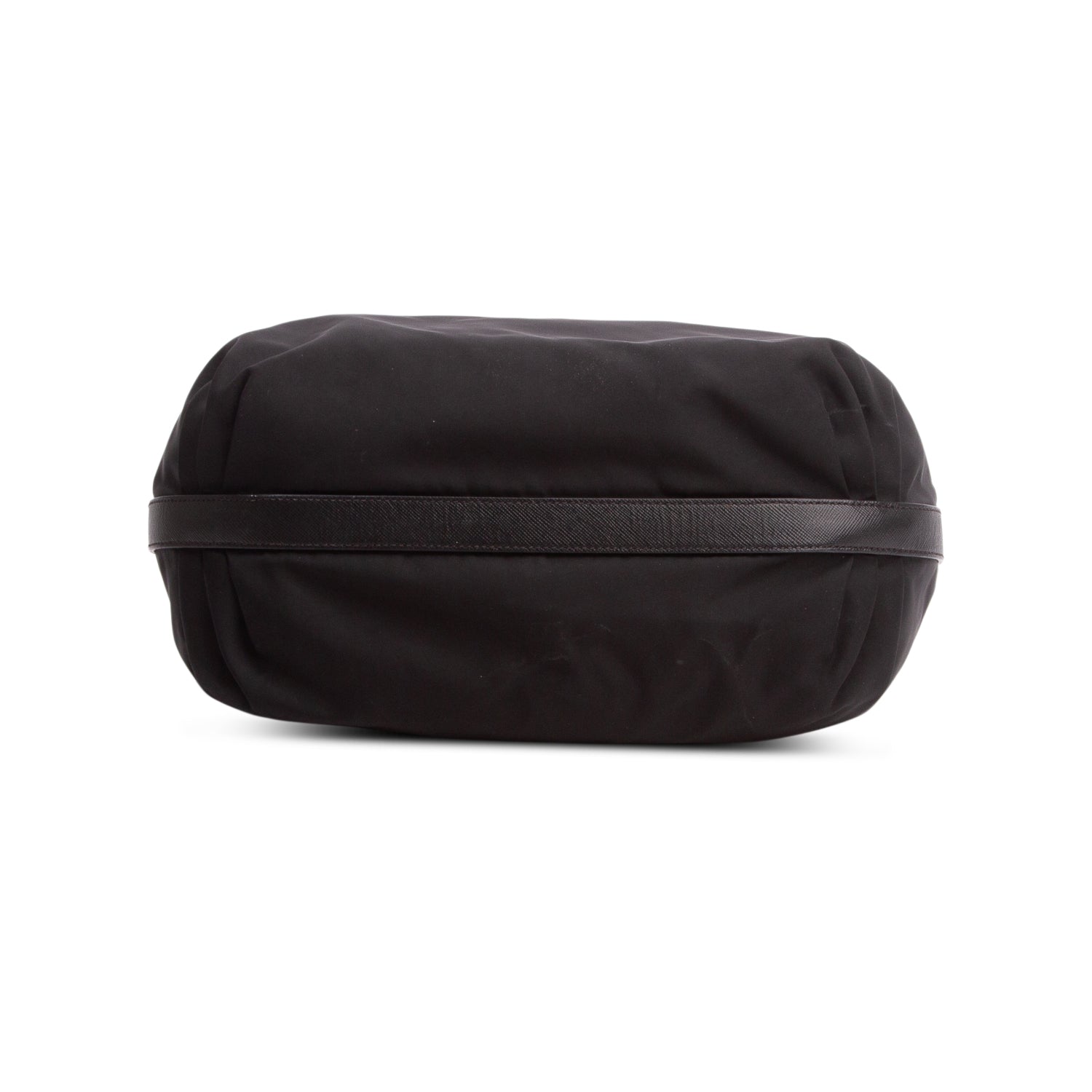 Prada Black Tessuto Nylon Saffiano Hobo