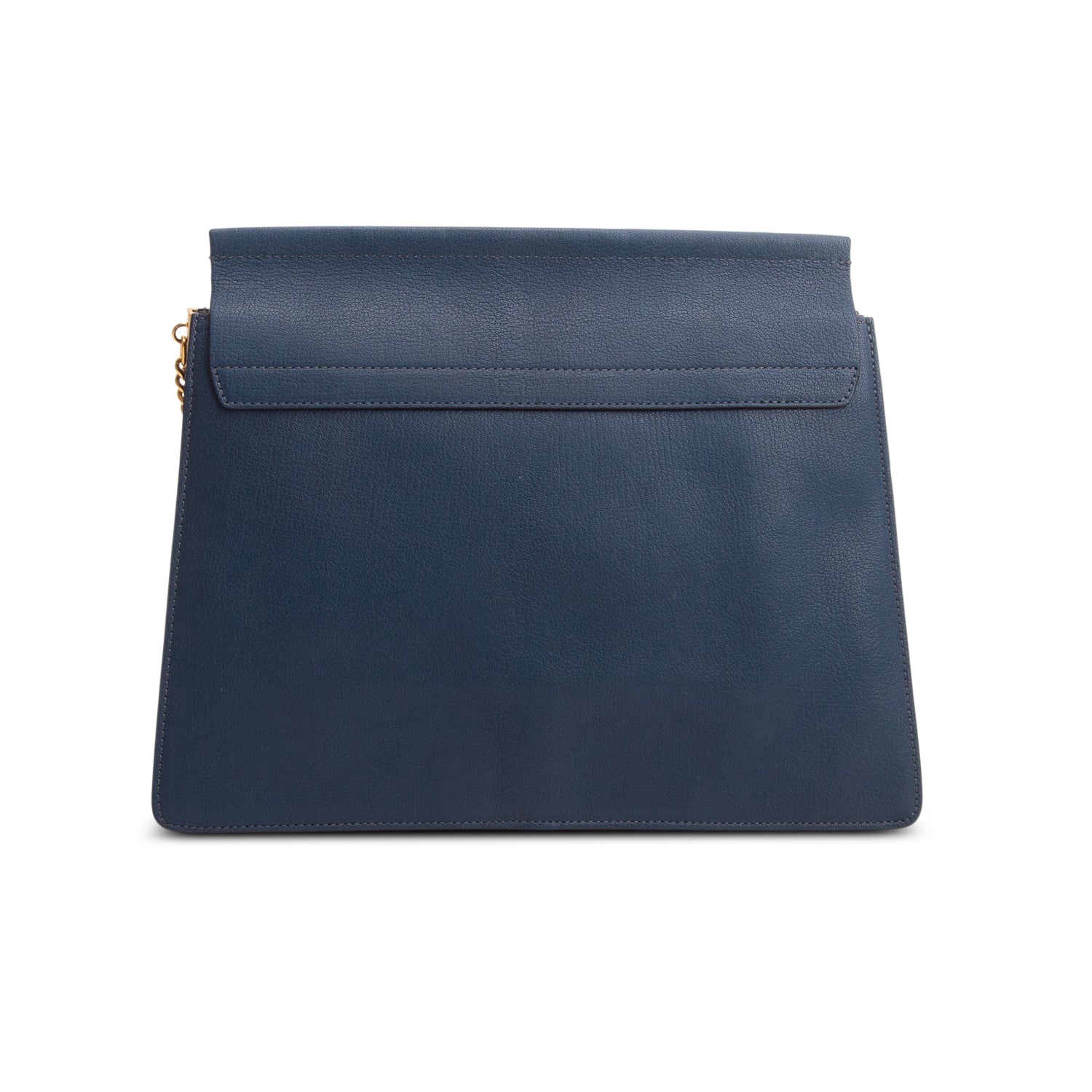 Chloe Blue Calfskin Leather Medium Faye Shoulder Bag