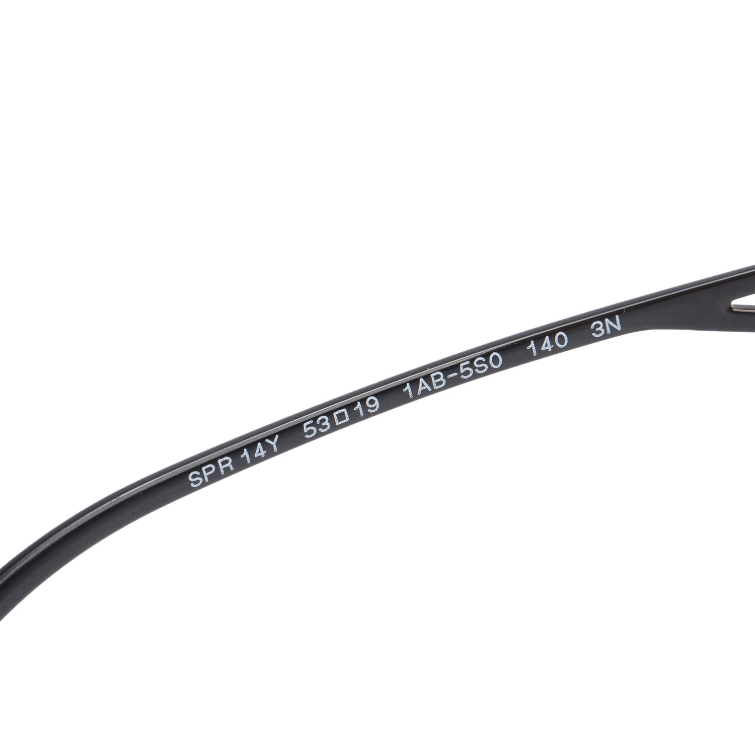 Prada SPR 14Y BlackAcetate Triangle Logo Sunglasses