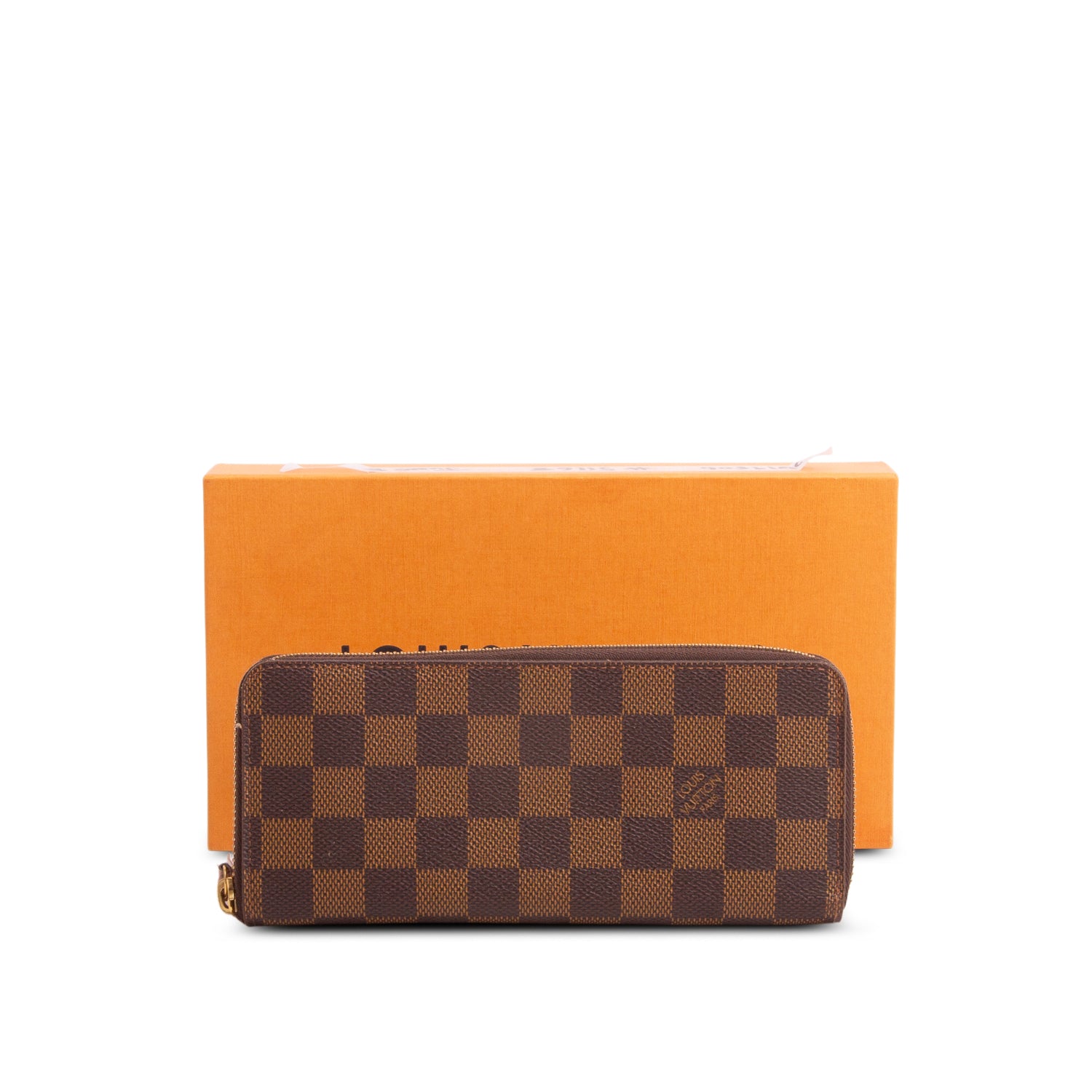 Louis Vuitton Damier Ebene Clemence Wallet w/ Box
