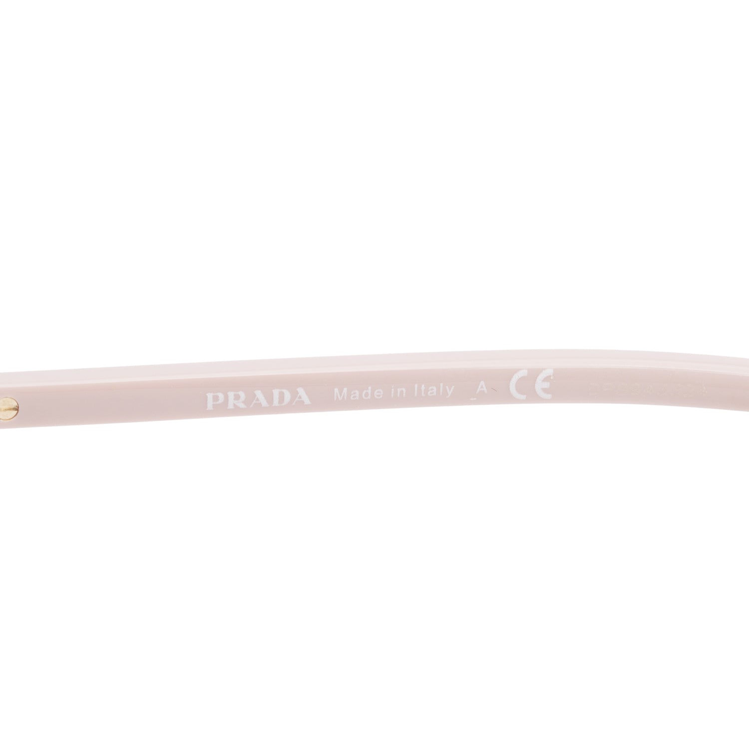 Prada SPR 50Y Pink Metal Oversized Butterfly Sunglasses w/ Case