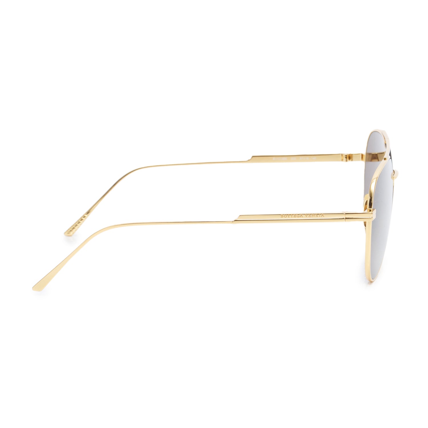 Bottega Veneta BV1013SK Gold-Tone Pilot Sunglasses