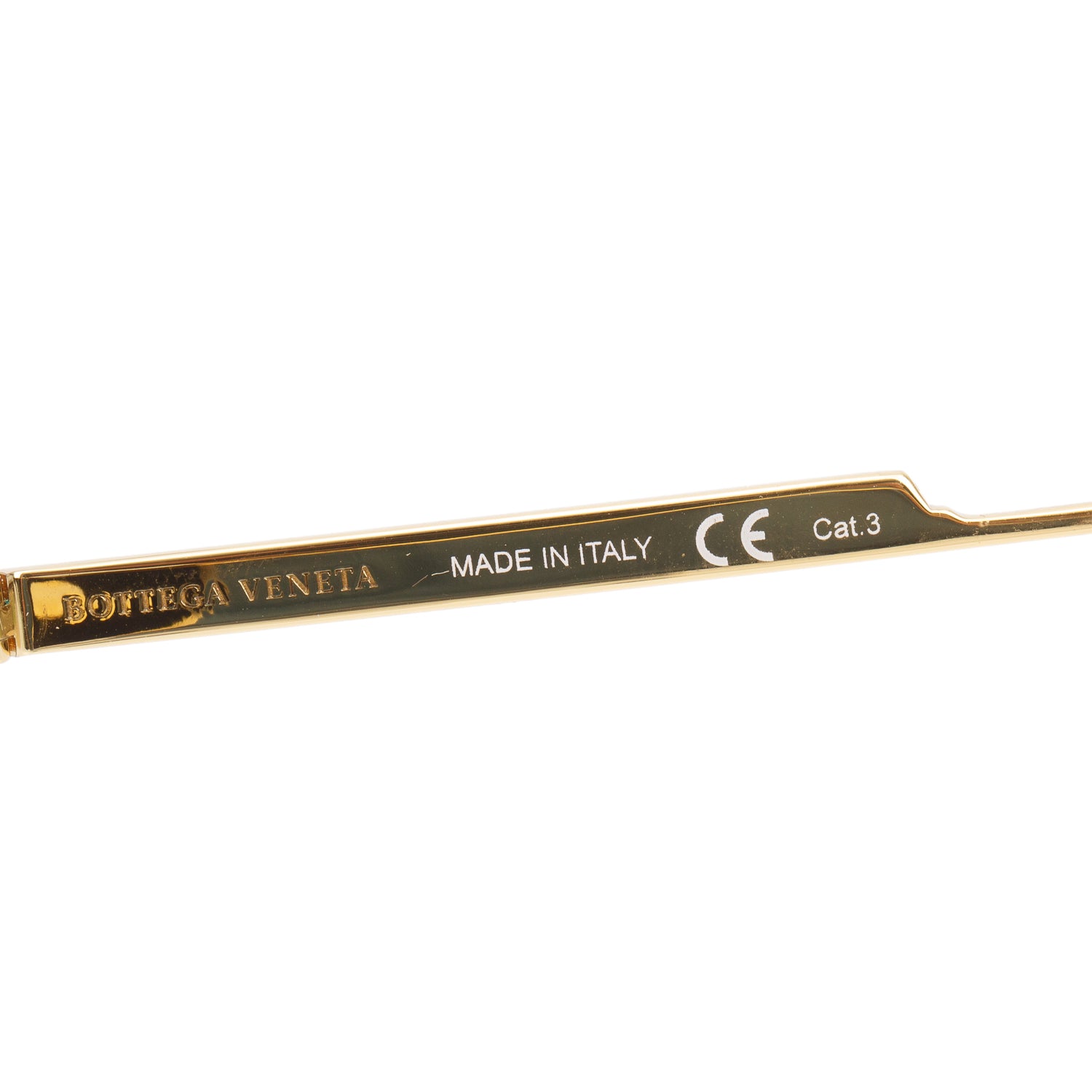 Bottega Veneta BV1013SK Gold-Tone Pilot Sunglasses