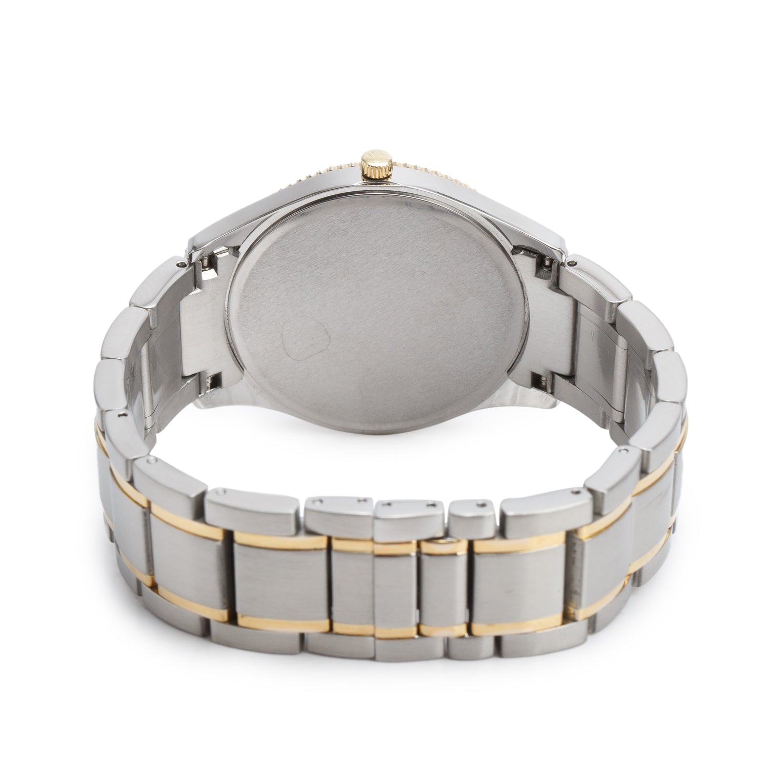 Movado Two-Tone Stainless Steel Gentry Sport 36 MM Quartz Watch Silver Dial