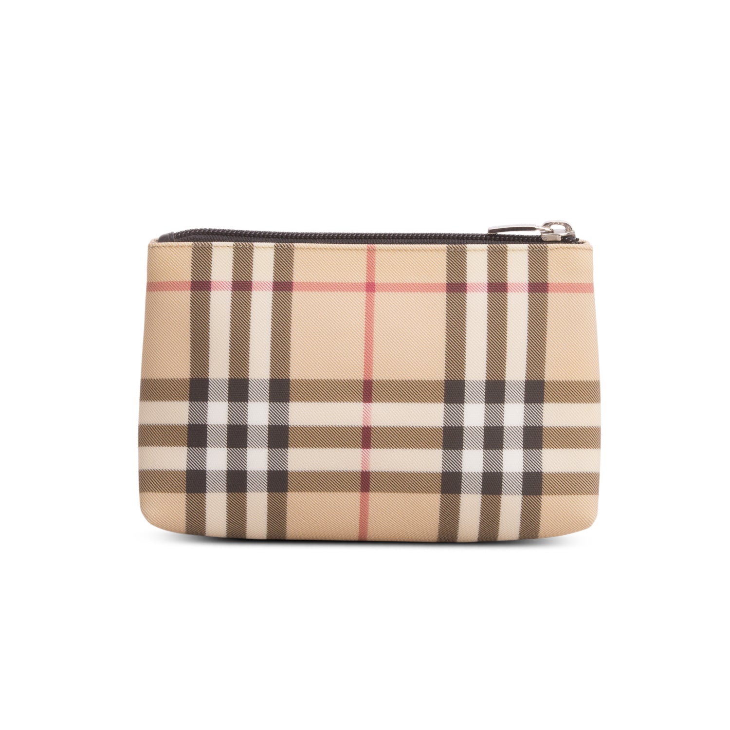 Burberry Beige Nova Check Cosmetic Pouch