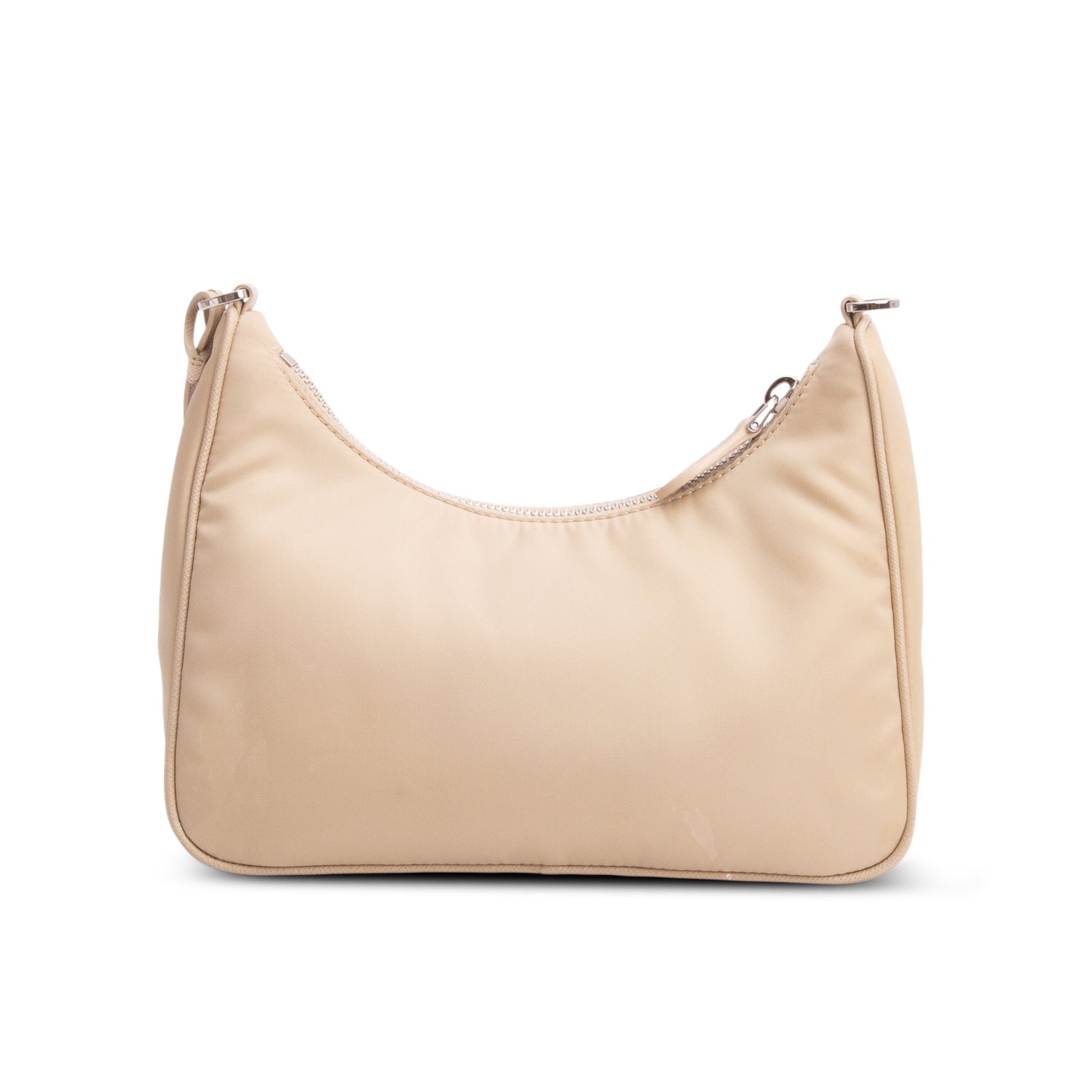 Prada Beige Re-Edition 2005 Re-Nylon Bag w/ Box & Straps