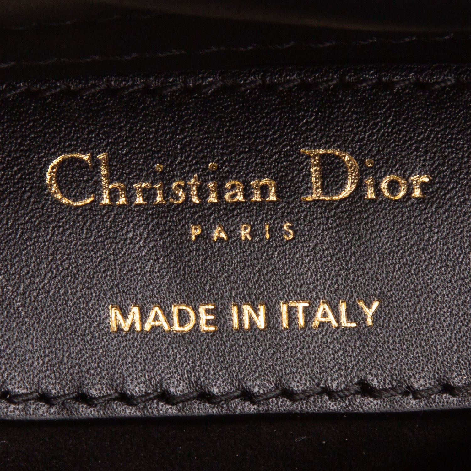 Christian Dior 2023 Black Lambskin Cannage Micro Lady Dior w/ Box, Strap & Authenticity Card